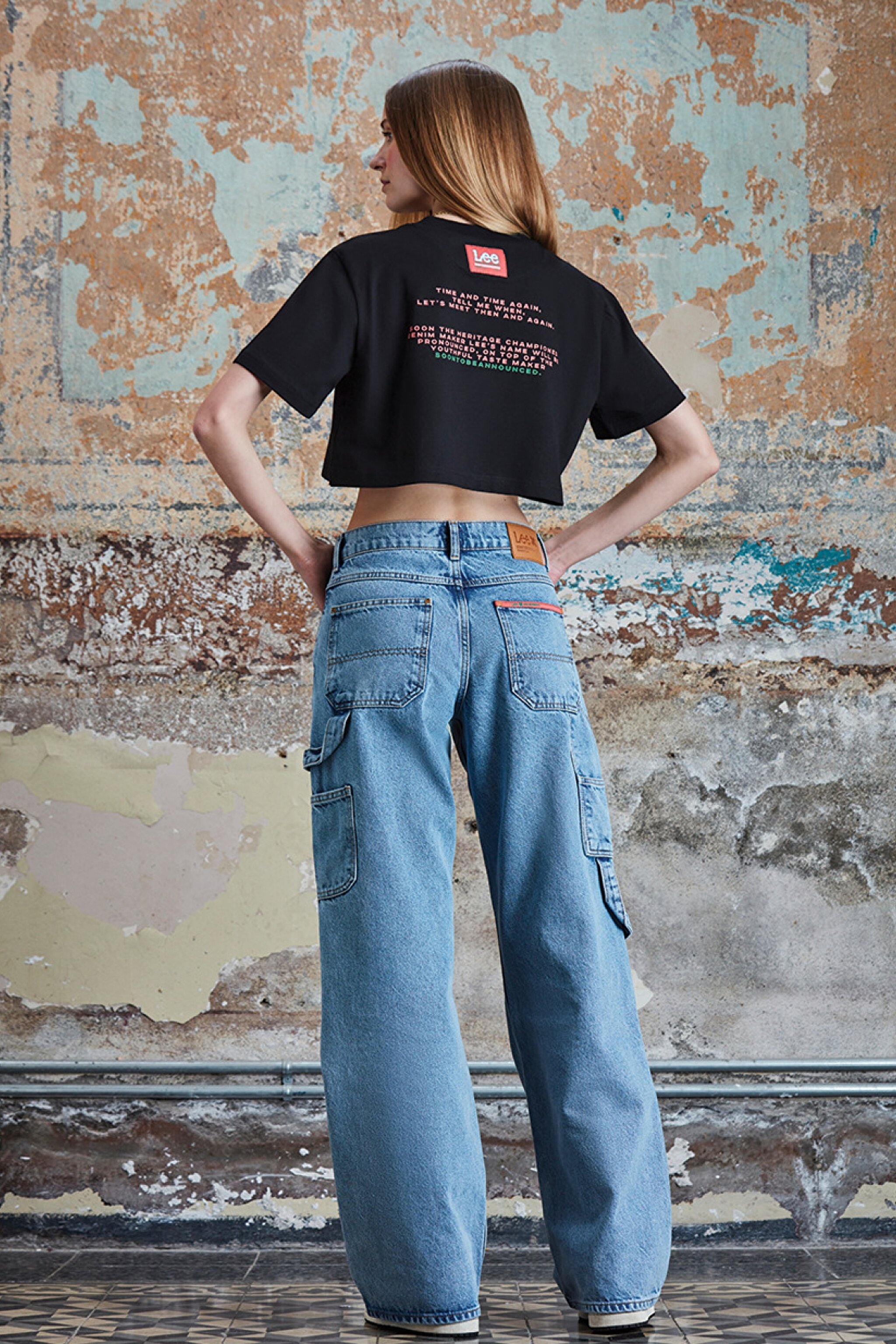 STBA Kadın Açık Mavi Straigth Fit Carpenter Jean Pantolon - Light Blue-L107009404 (görsel 4)