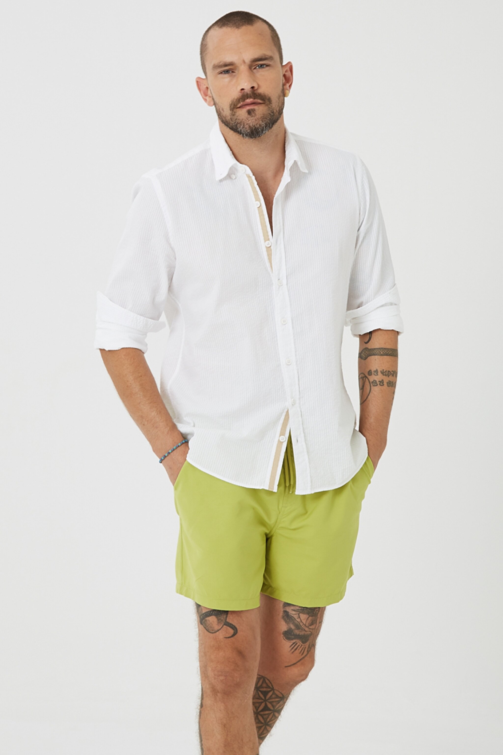 Deniz Şortu - Green-L211045300 (görsel 3)