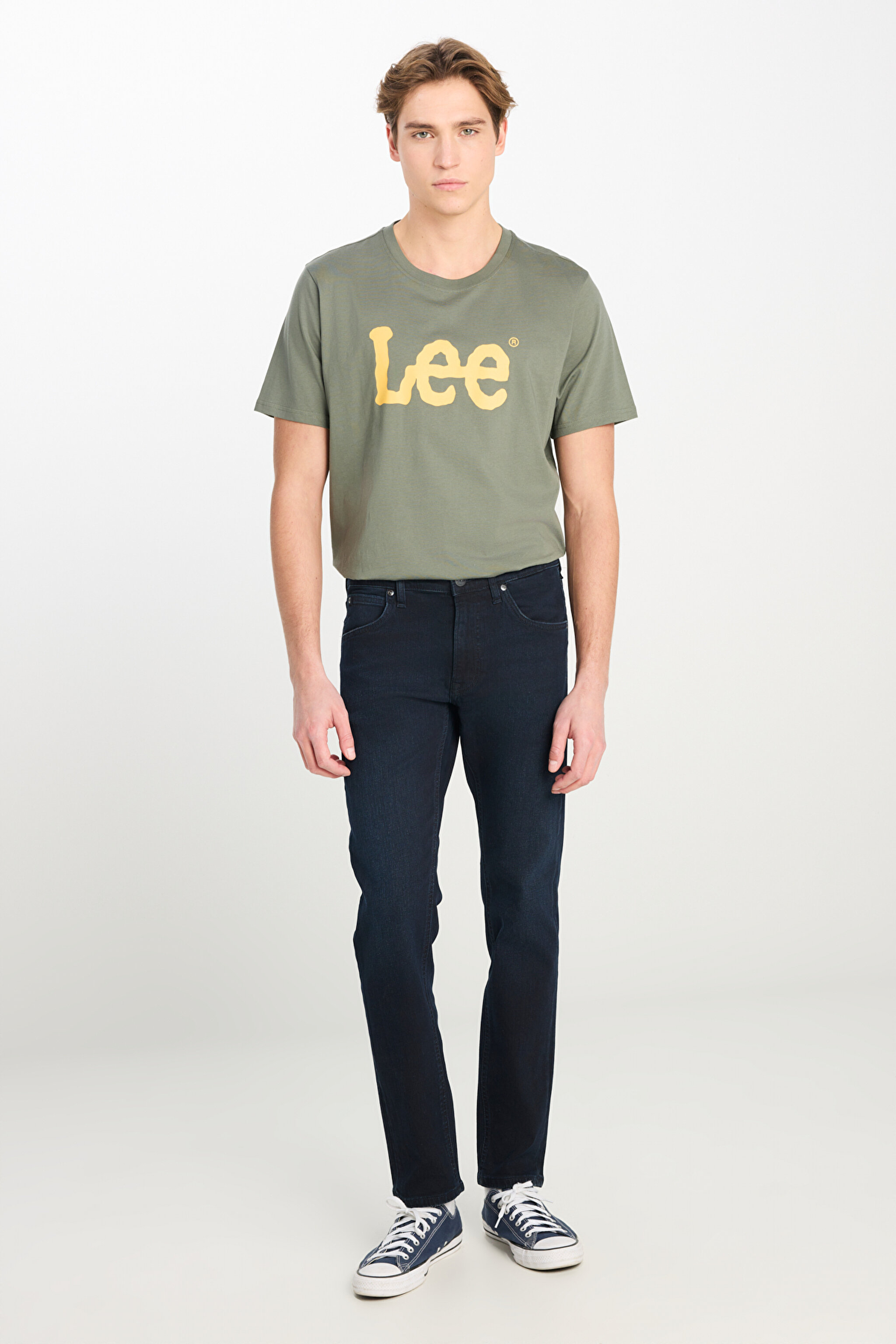 Daren Straight Fit Normal Bel Denim Esnek Jean Kot Pantolon - Crown Blue-L211833398