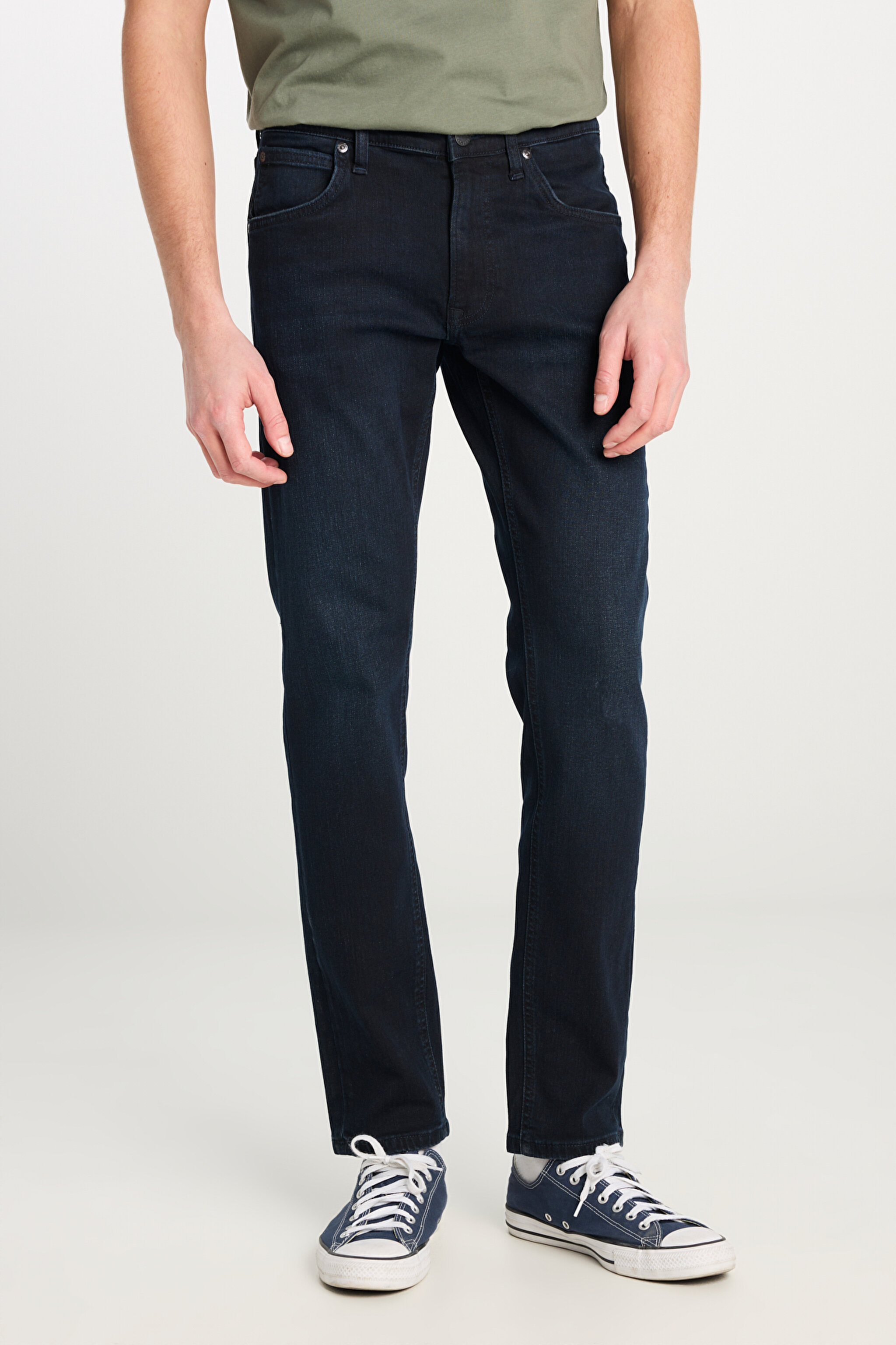 Daren Straight Fit Normal Bel Denim Esnek Jean Kot Pantolon - Crown Blue-L211833398 (görsel 3)