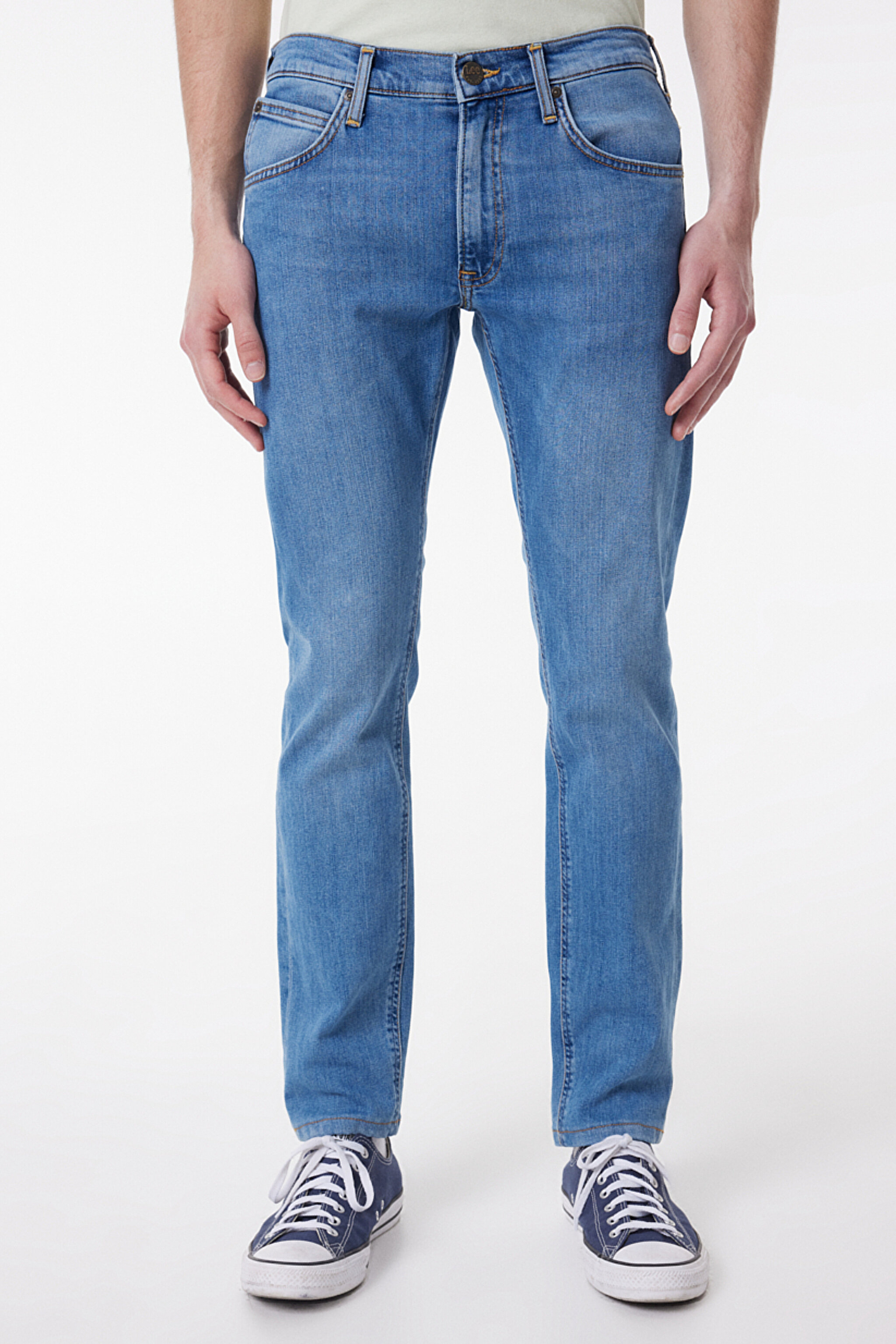 Daren Regular Straight Fit Normal Bel Esnek Jean Kot Pantolon - Deep Blue-L211835397 (görsel 3)