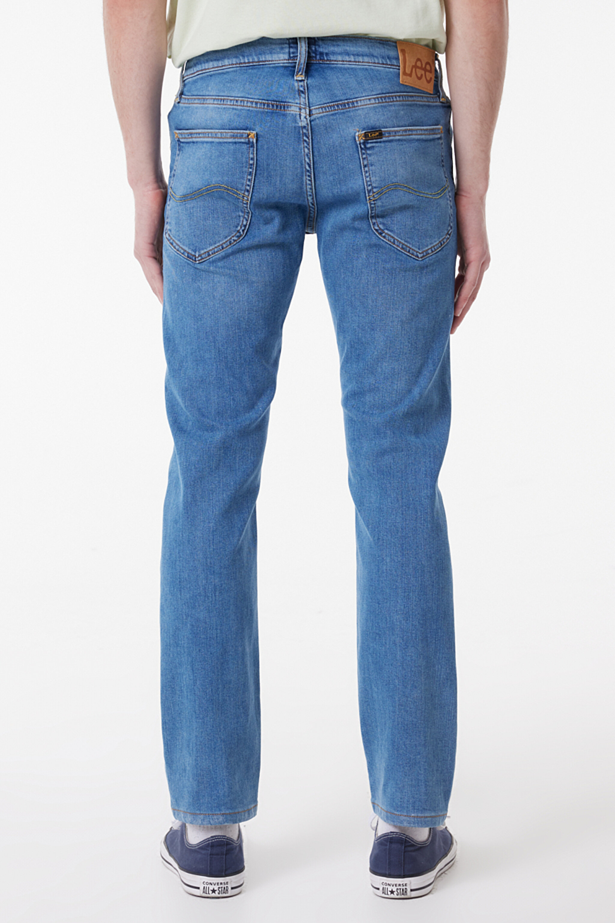 Daren Regular Straight Fit Normal Bel Esnek Jean Kot Pantolon - Deep Blue-L211835397 (görsel 4)