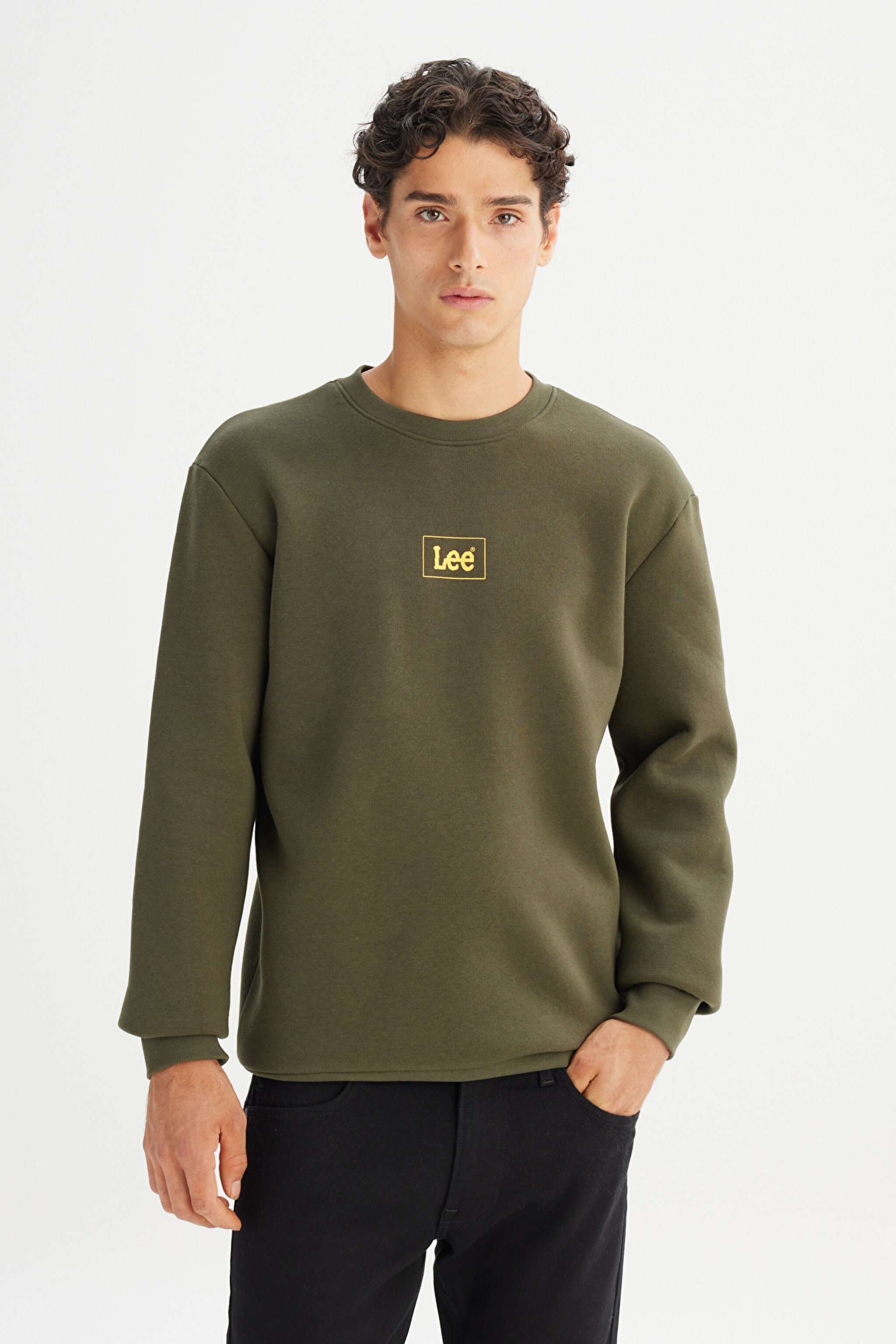 Regular Fit Normal Kesim Sıfır Yaka Sweatshirt