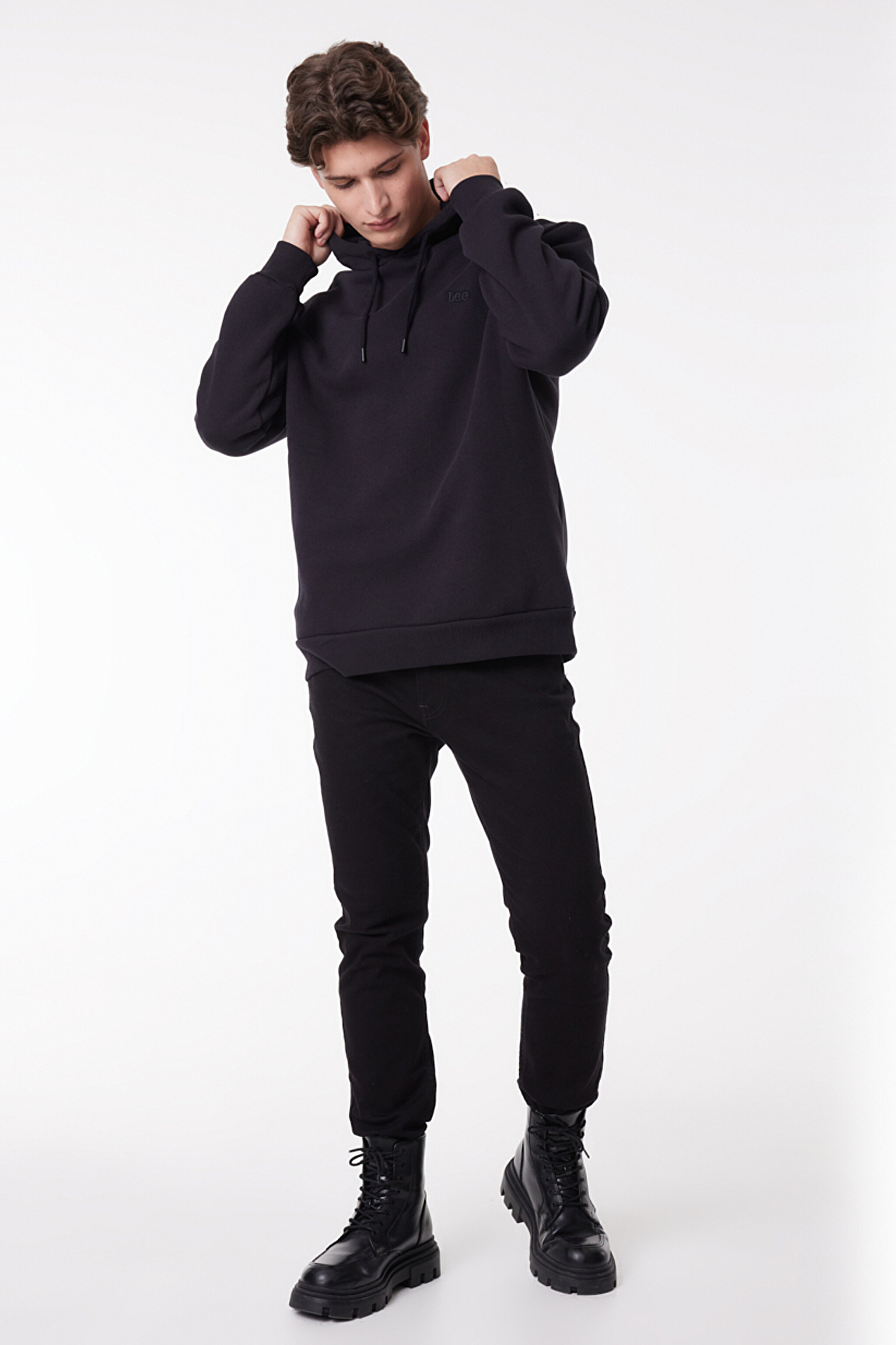 Regular Fit Normal Kesim Kapüşonlu Sweatshirt