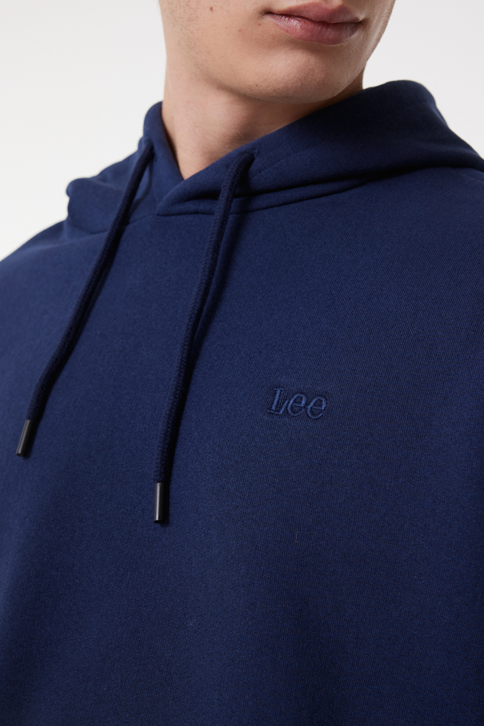 Regular Fit Normal Kesim Kapüşonlu Sweatshirt - Navy-L212301410 (görsel 4)