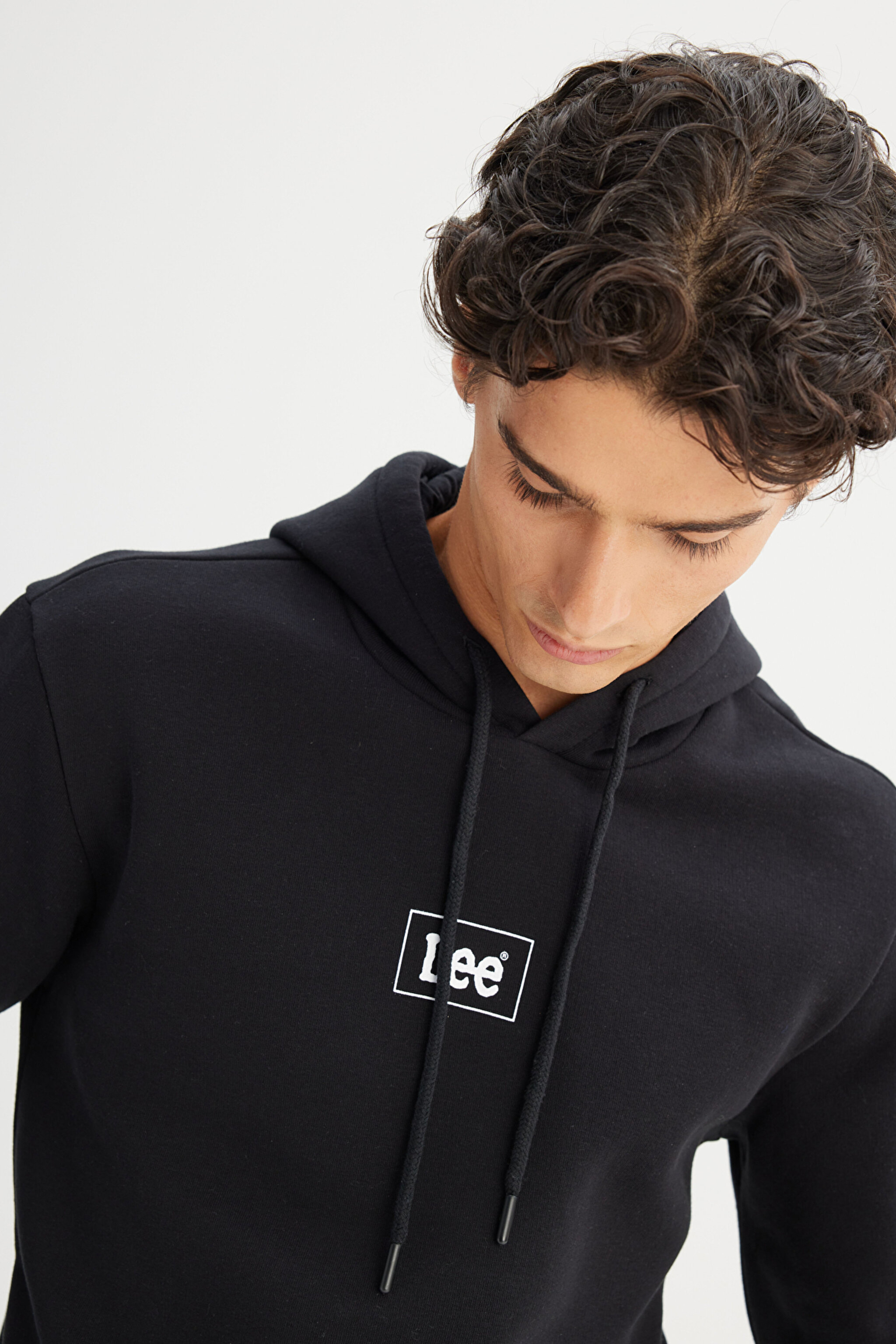 Regular Fit Normal Kesim Kapüşonlu Sweatshirt - Black-L212302001 (görsel 4)
