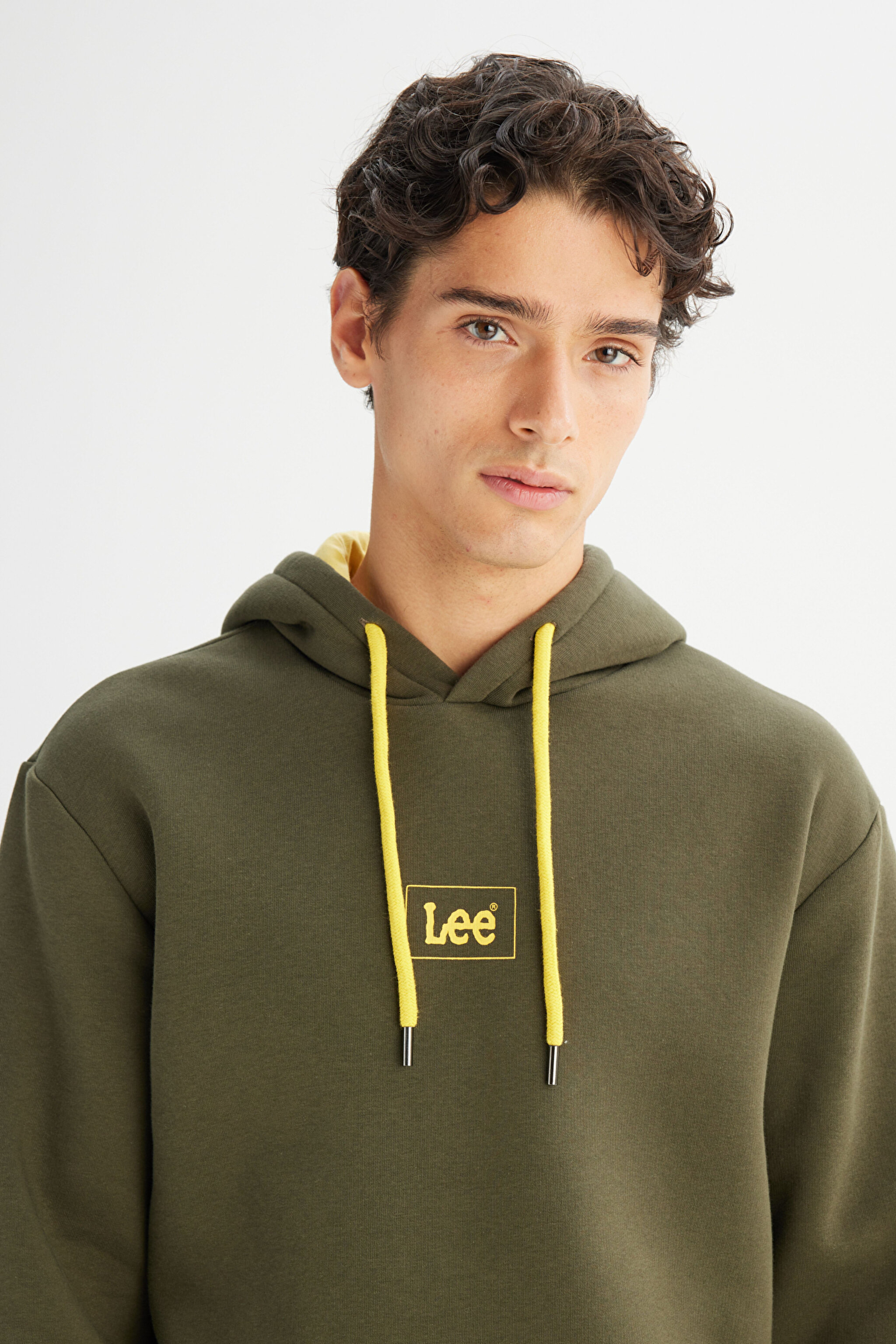 Regular Fit Normal Kesim Kapüşonlu Sweatshirt - Khaki-L212302801 (görsel 4)