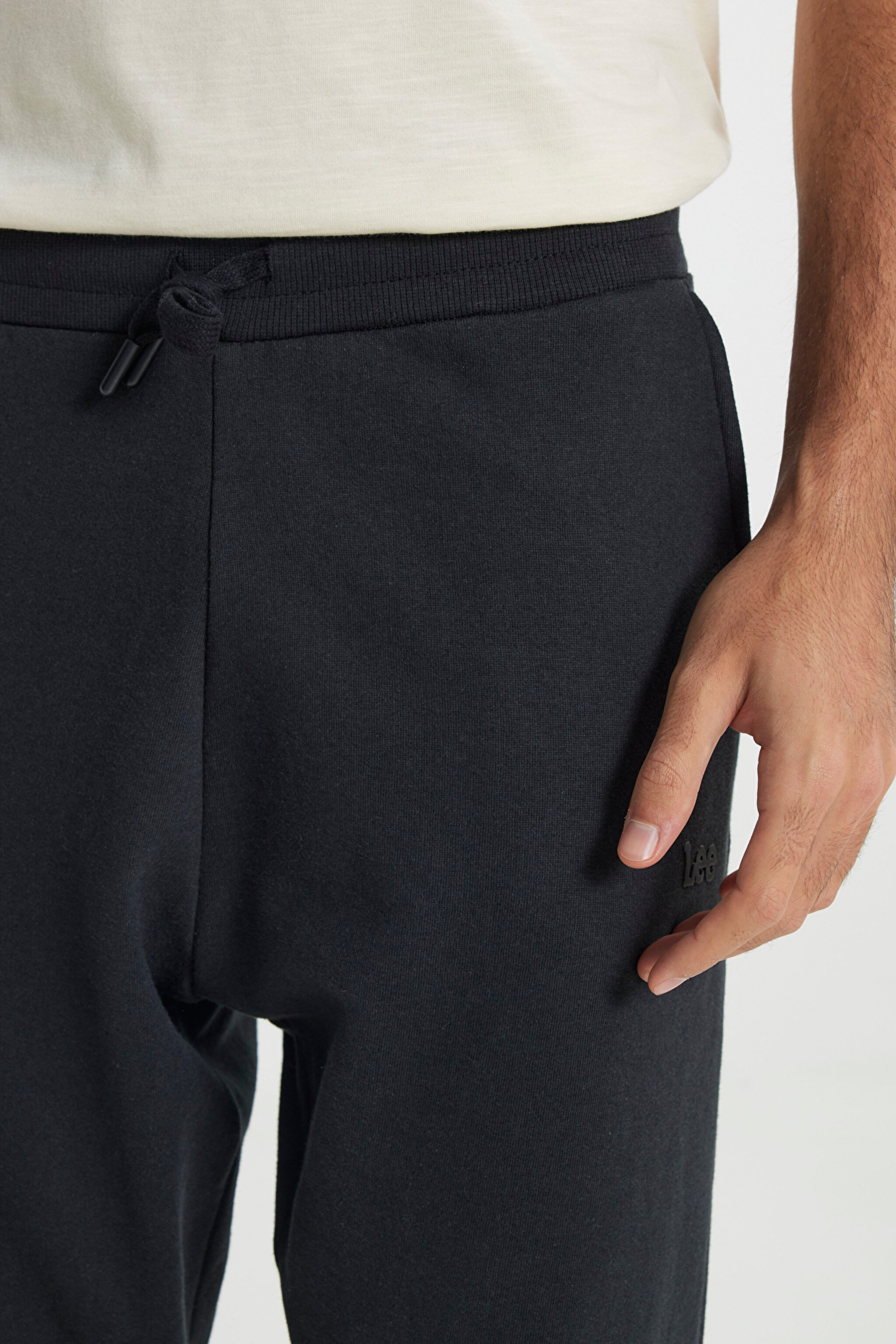 Regular Fit Normal Kesim Jogger Pantolon - Black-L212306001 (görsel 5)