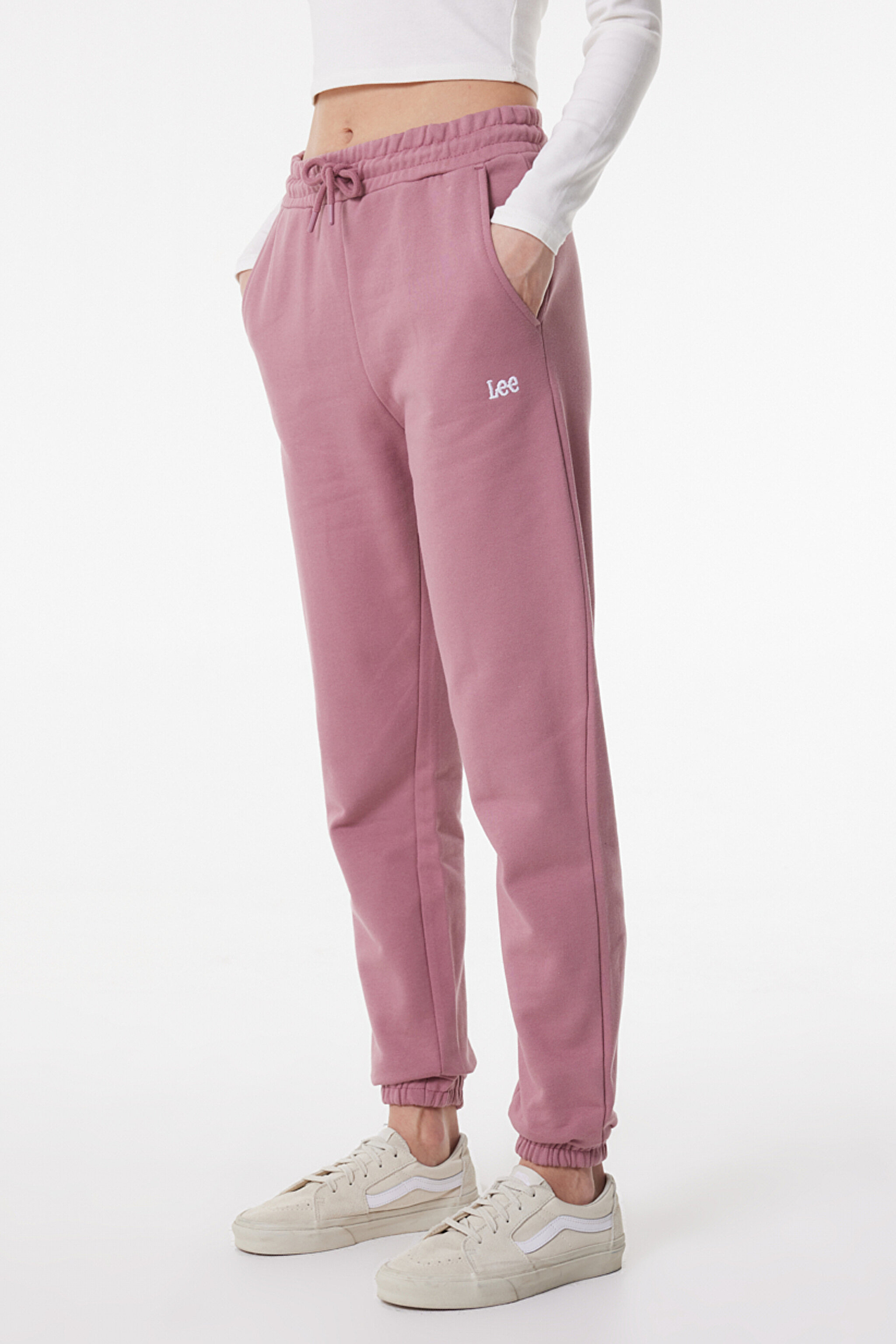 Regular Fit Normal Kesim İçi Polarlı Sweatpant Eşofman Altı - Dark Mauve-L221036A65 (görsel 3)