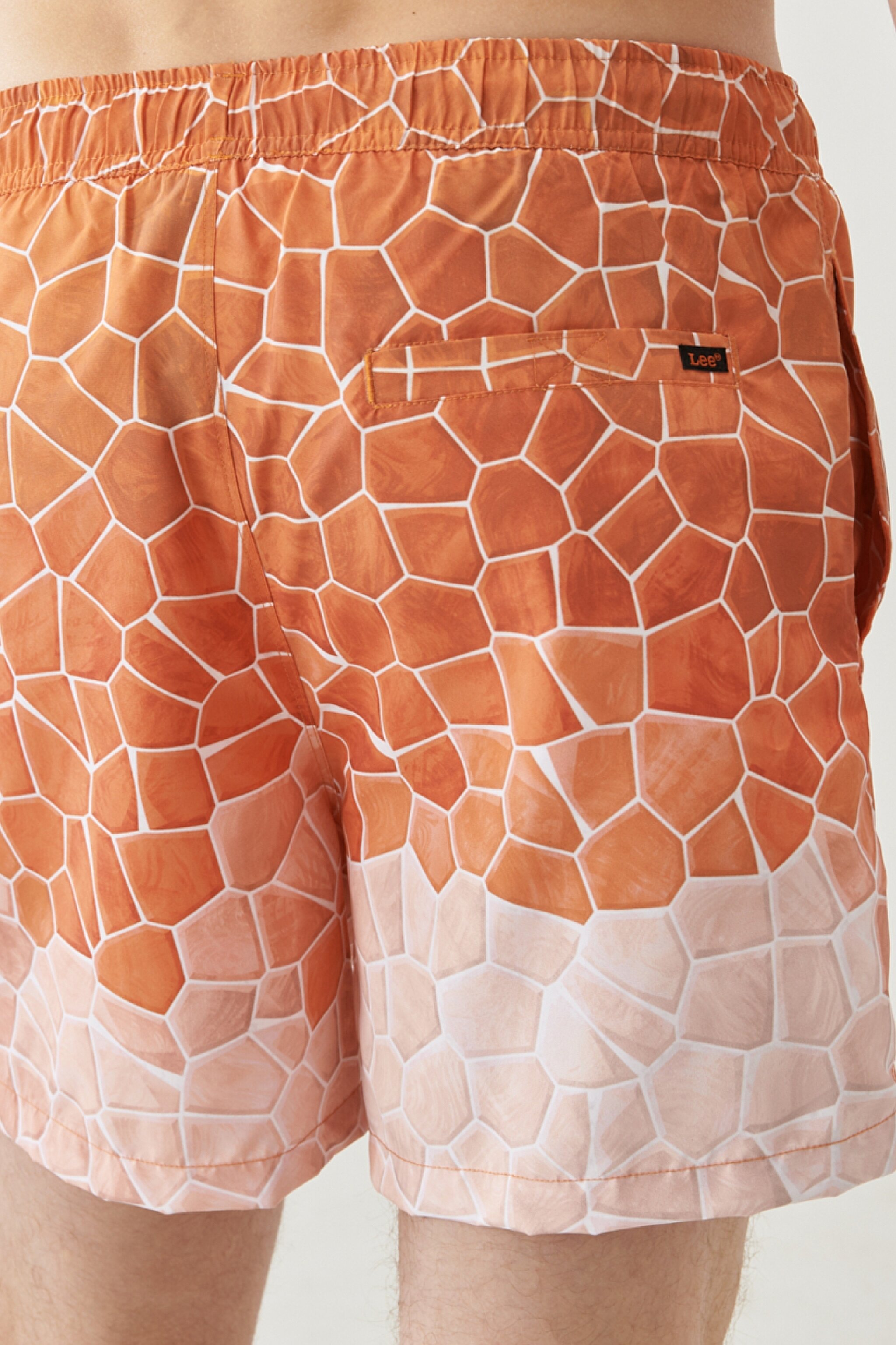 Regular Fit Normal Kesim Şort Mayo - Orange-L221327700 (görsel 4)