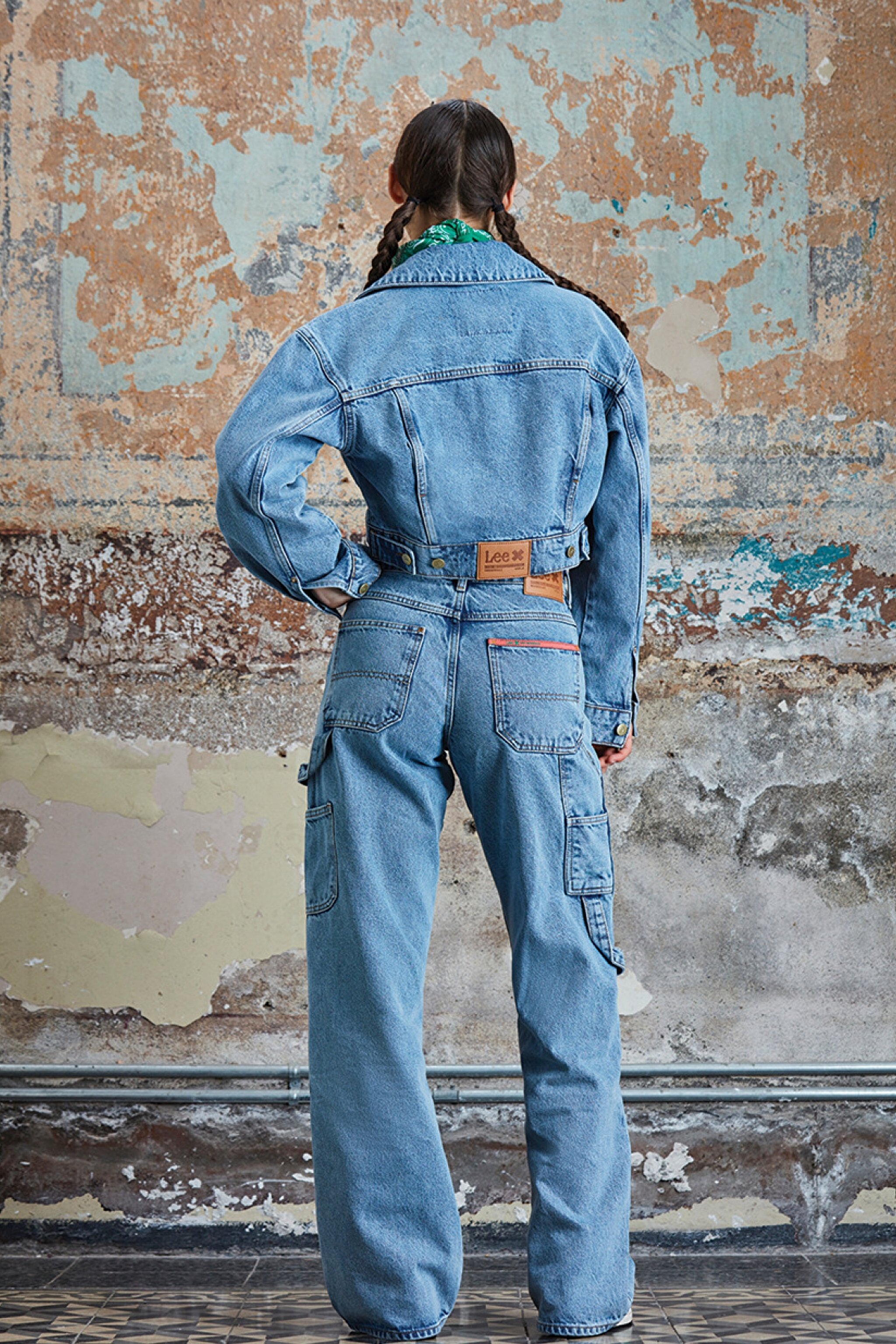STBA Yazı Baskı Detaylı Yeşil Unsiex Bandana - Green-L221487300 (görsel 3)