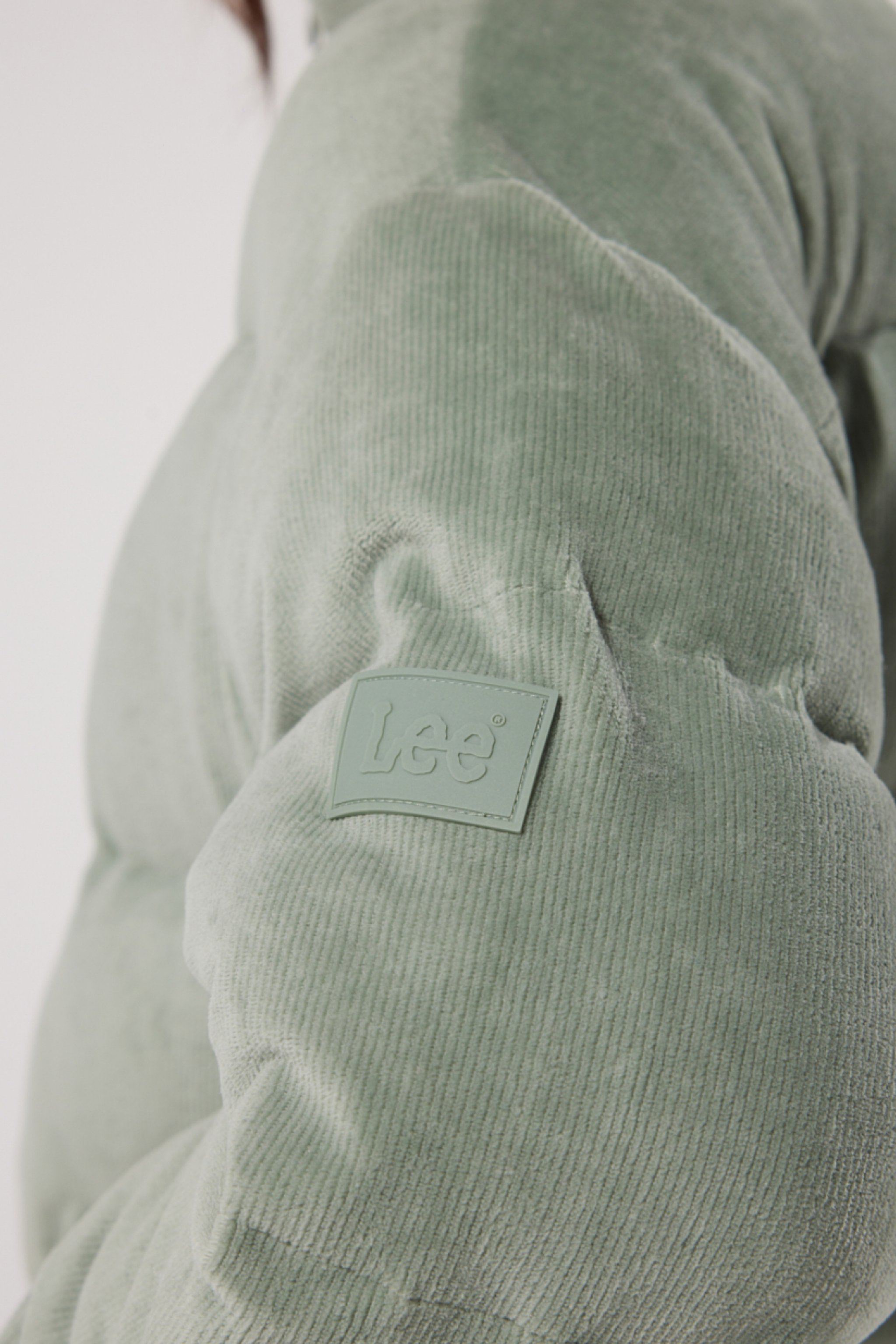 Regular Fit Normal Kesim Açık Gri Şişme Mont - Light Green-L222181299 (görsel 5)