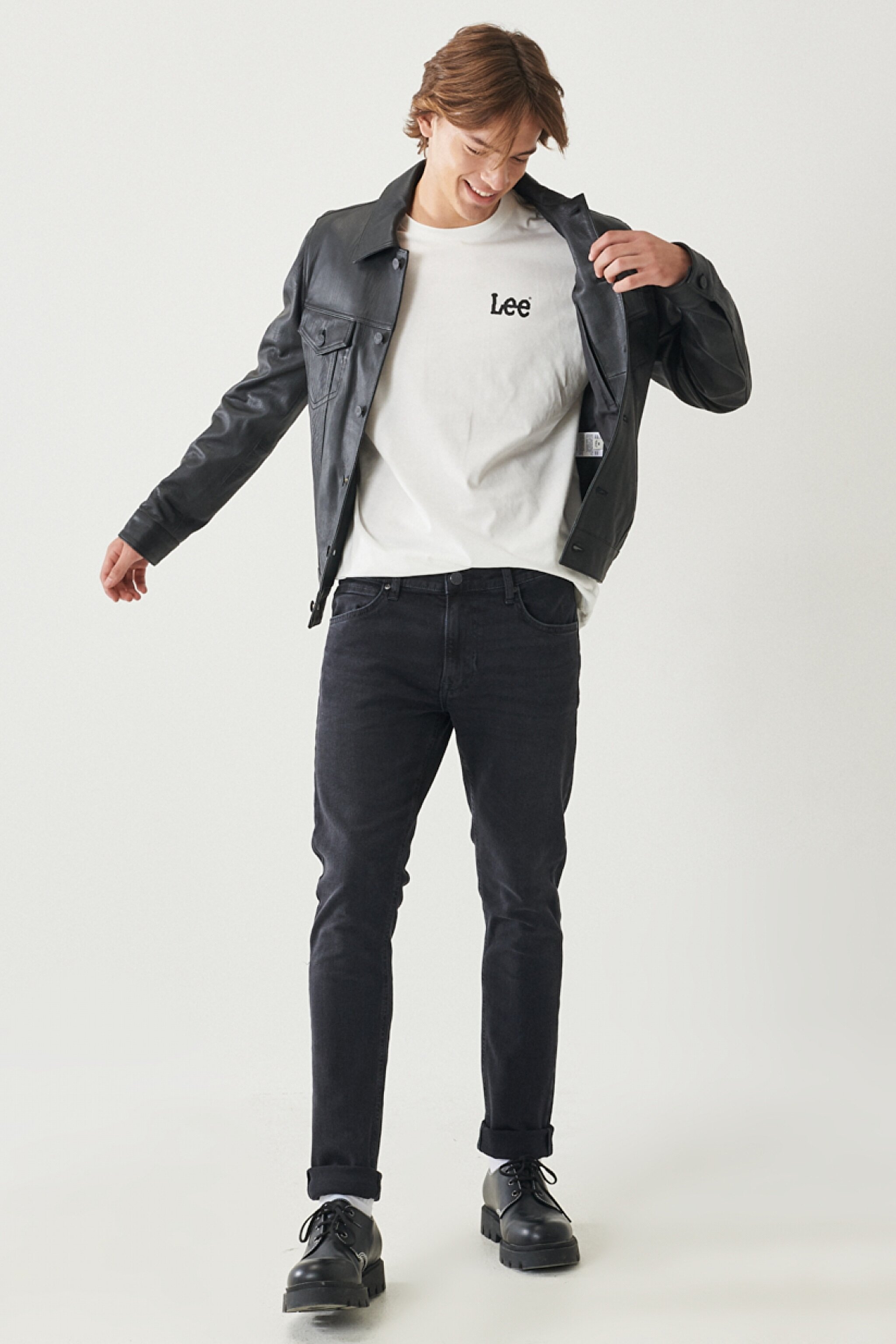 Regular Fit Normal Kesim %100 Deri Ceket - Black-L222264001