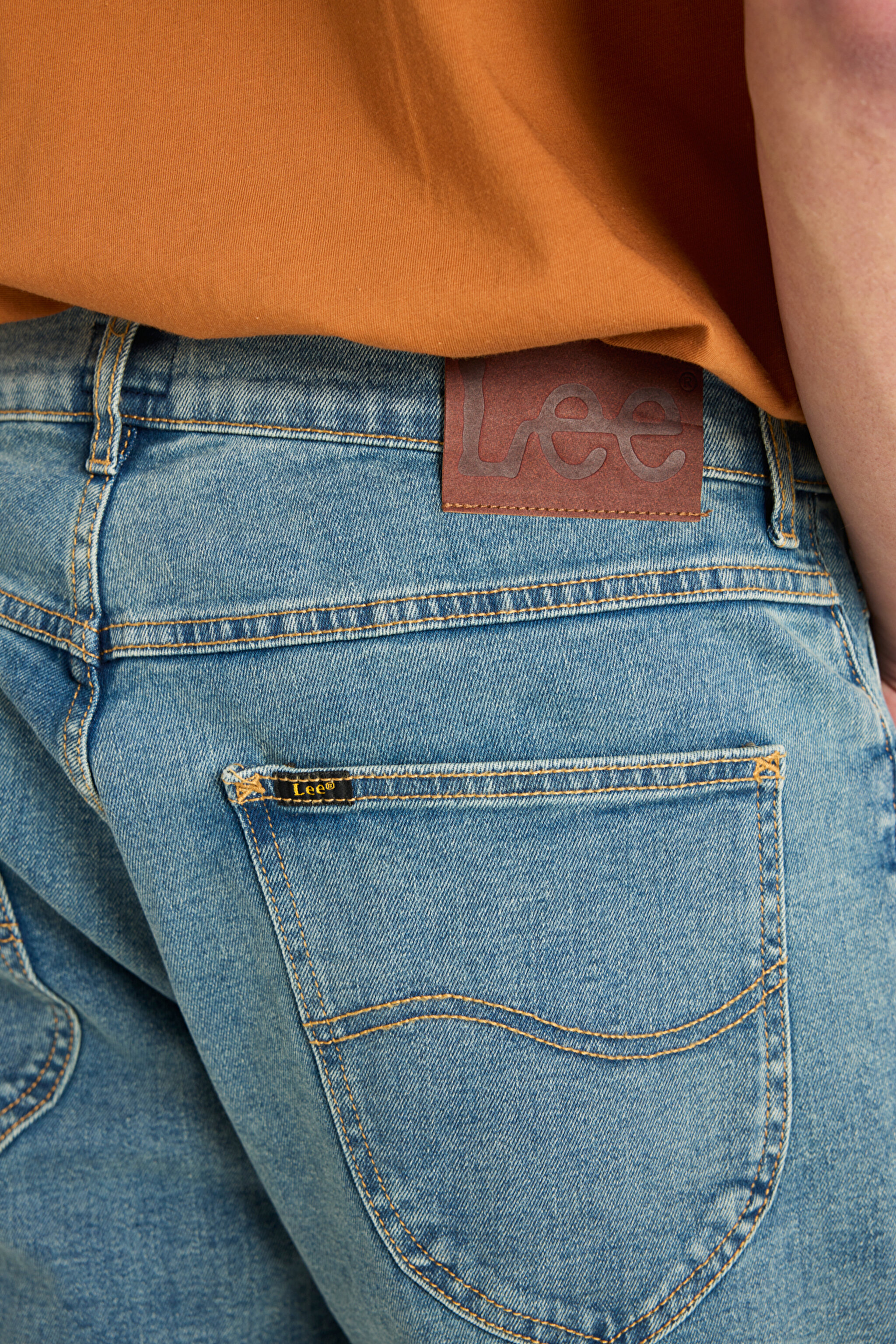 Regular Fit Normal Kesim Normal Bel Açık Mavi Esnek Jean Kot Şort - Light Blue-L231141404 (görsel 5)