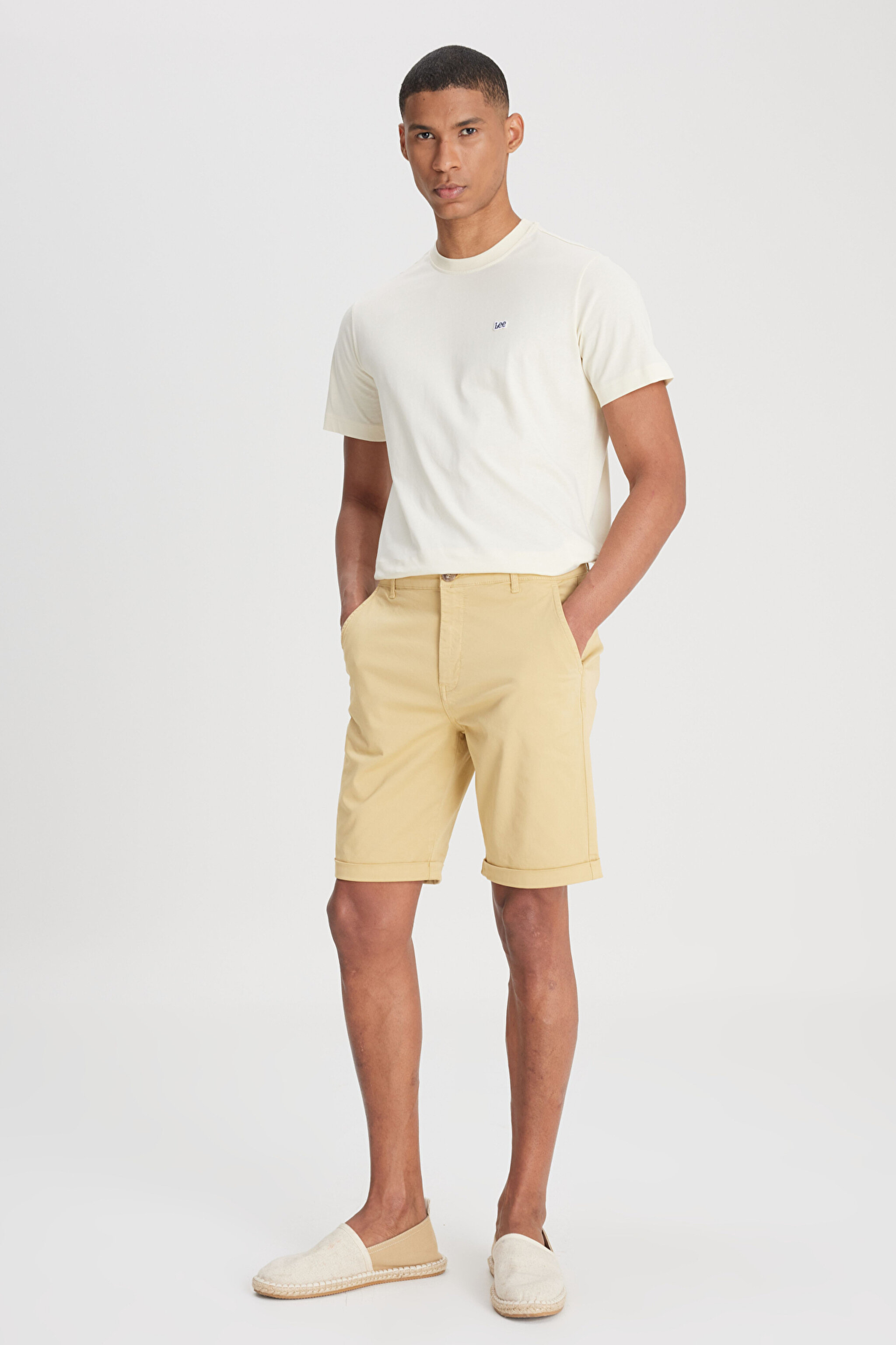 Regular Fit Normal Kesim Normal Bel Camel Şort - Camel-L231145211 (görsel 2)