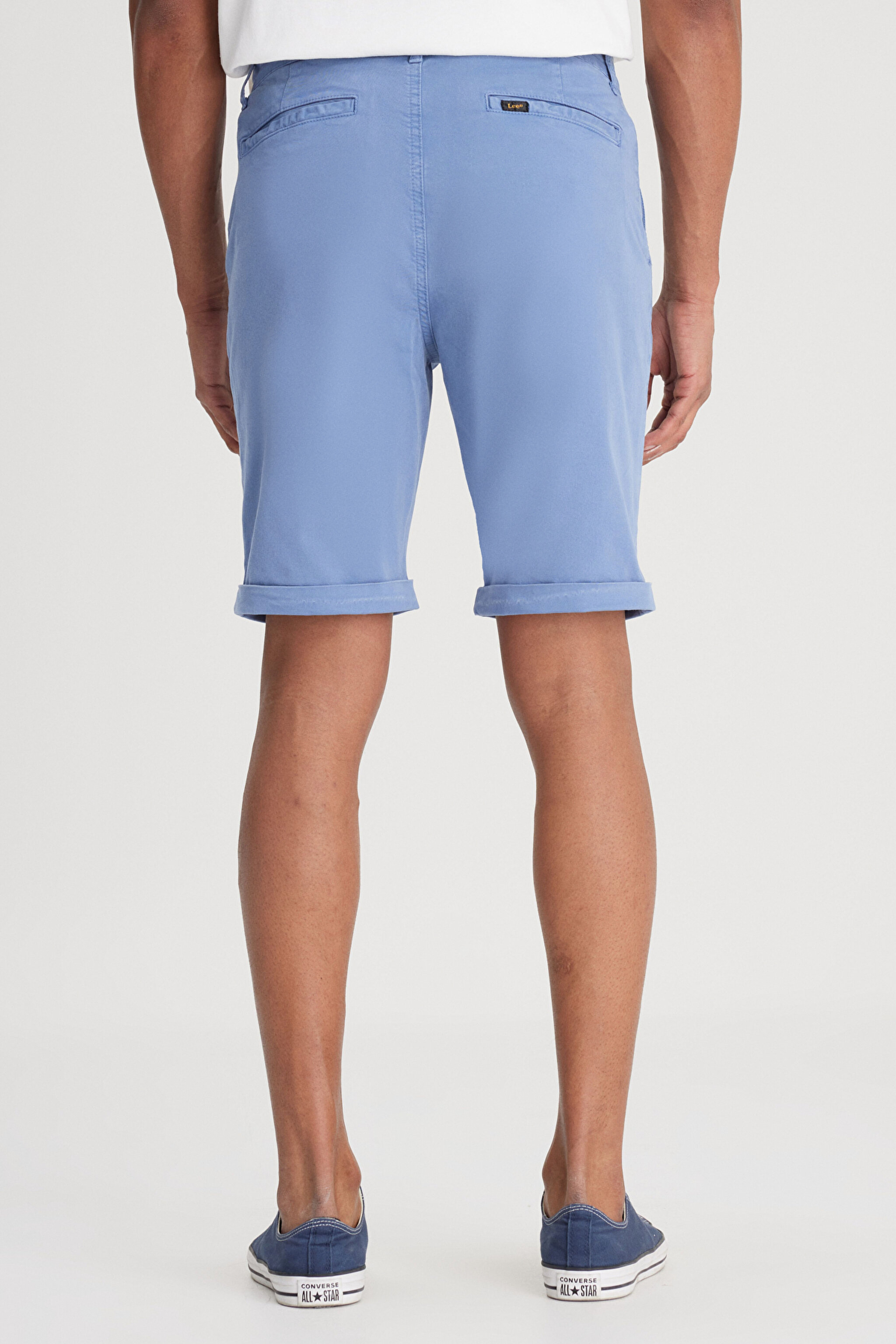 Regular Fİt Normal Kesim Normal Bel Lacivert Esnek Şort - Navy-L231145410 (görsel 5)