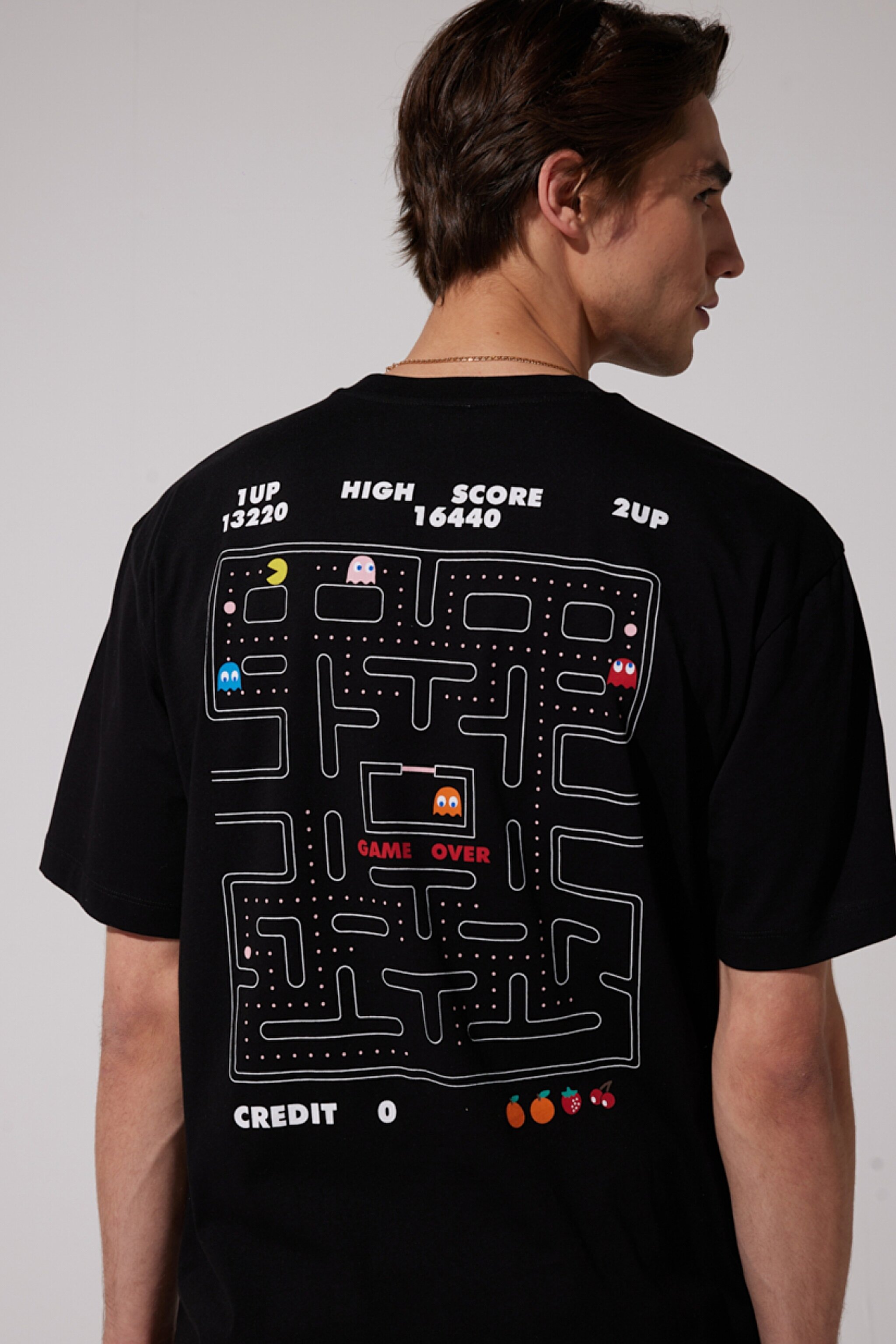 Loose Fit Rahat Kesim %100 Pamuk Bisiklet Yaka Siyah Tişört