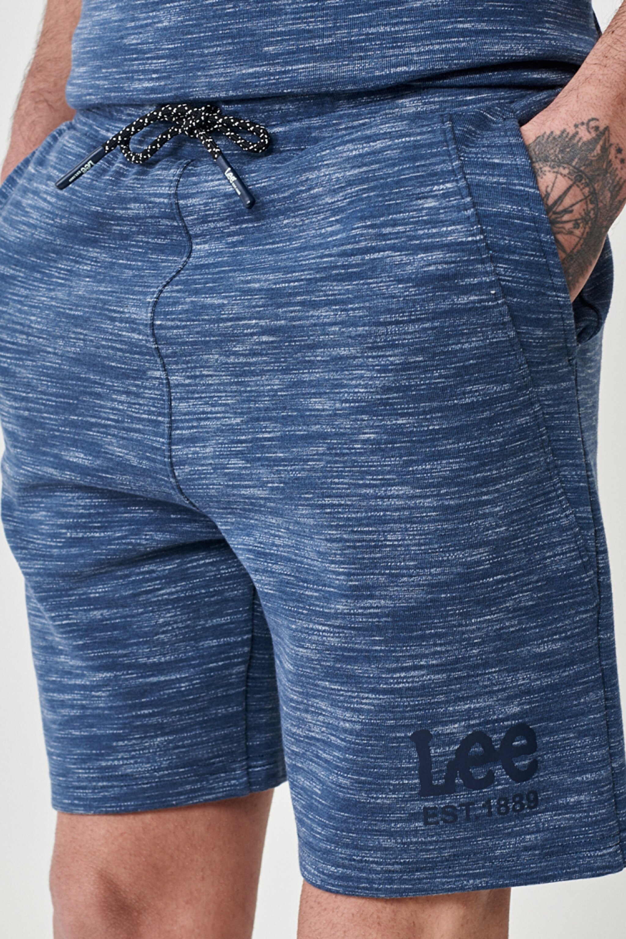 Regular Fit Normal Kesim Normal Bel Lacivert Sweat Şort - Navy-L231246410 (görsel 3)