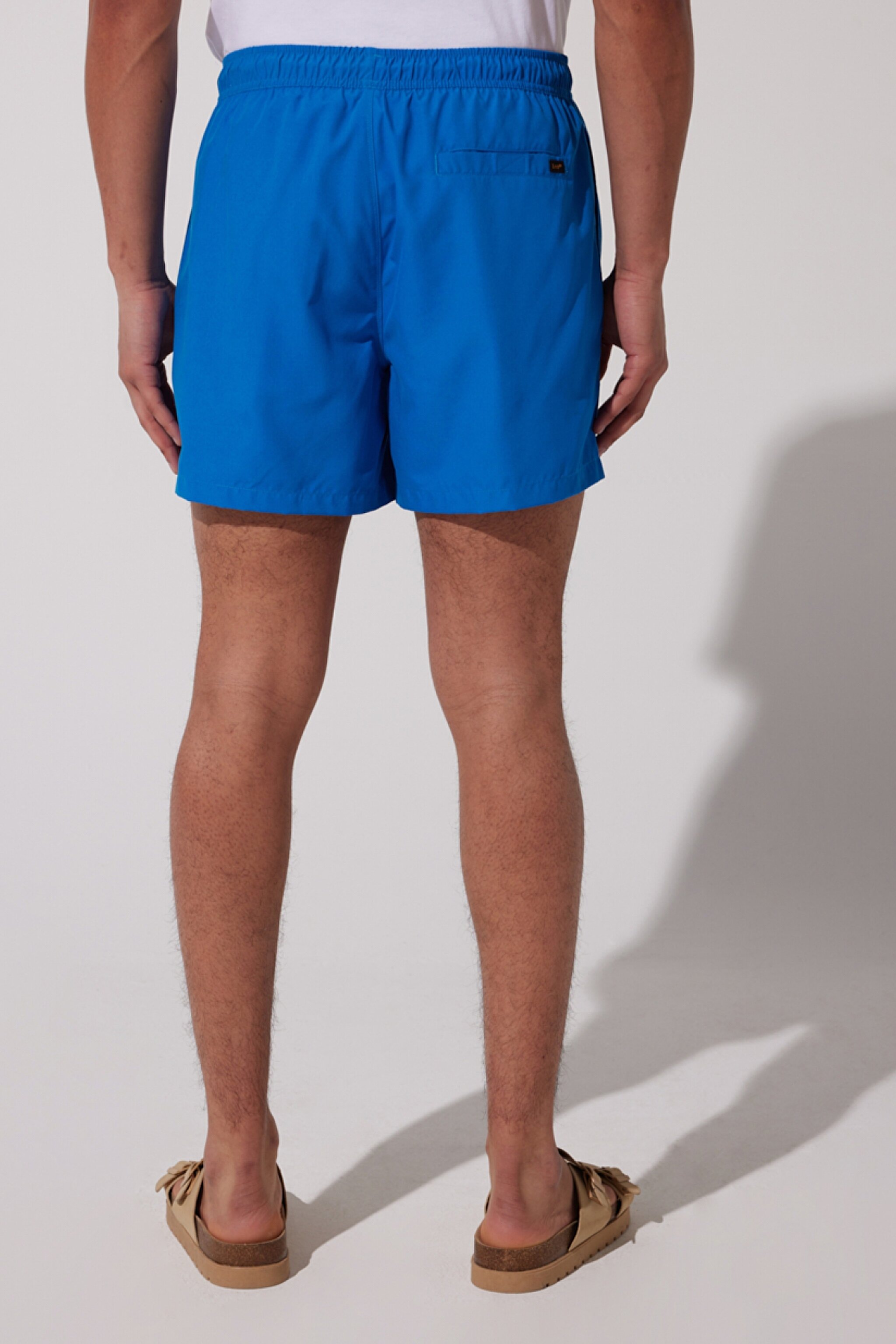 Regular Fit Normal Kesim Normal Bel Saks Mavisi Deniz Şortu - Sax-L231616403 (görsel 6)