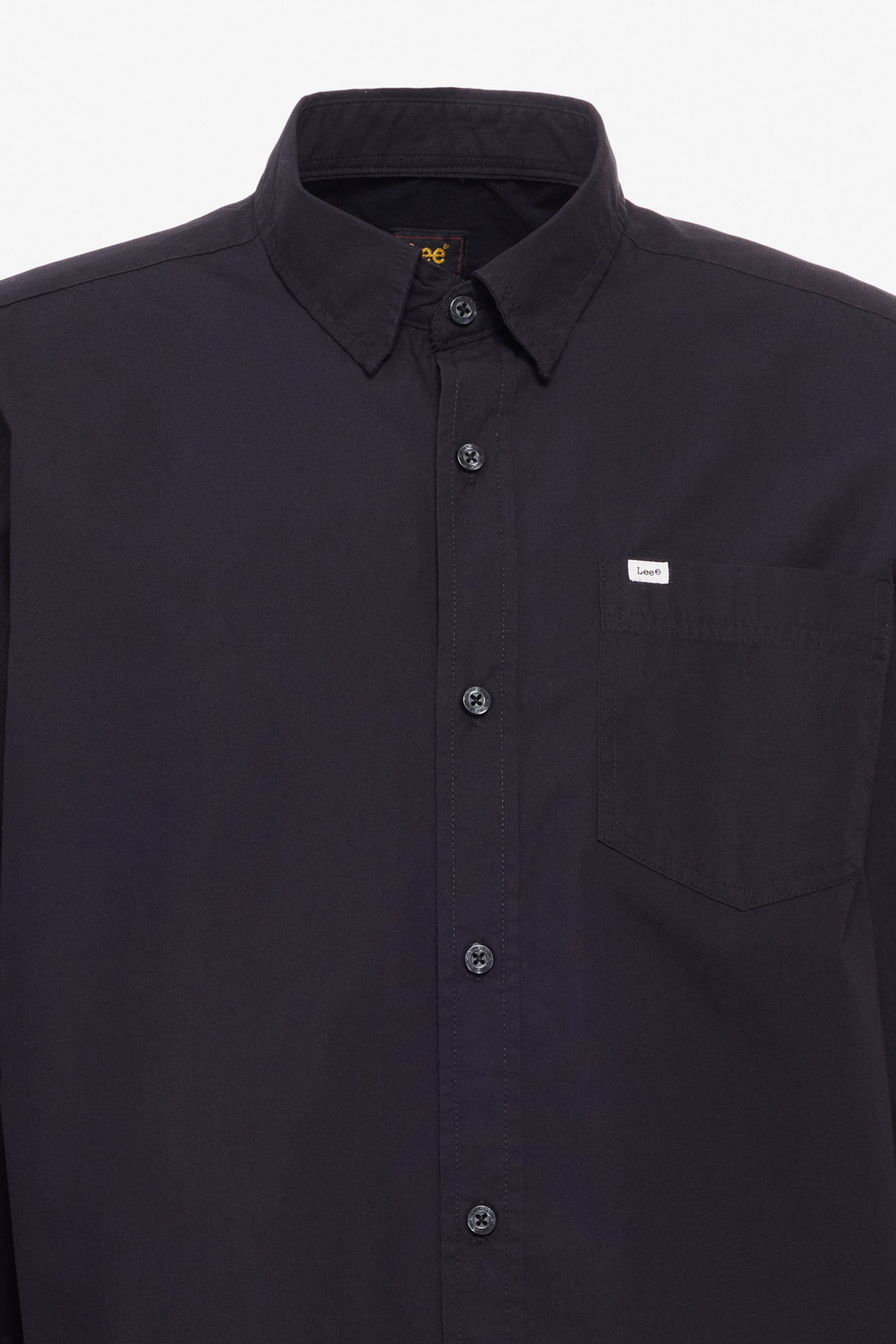 Regular Fit Normal Kesim %100 Pamuk Siyah Gömlek - Black-L241274001 (görsel 3)