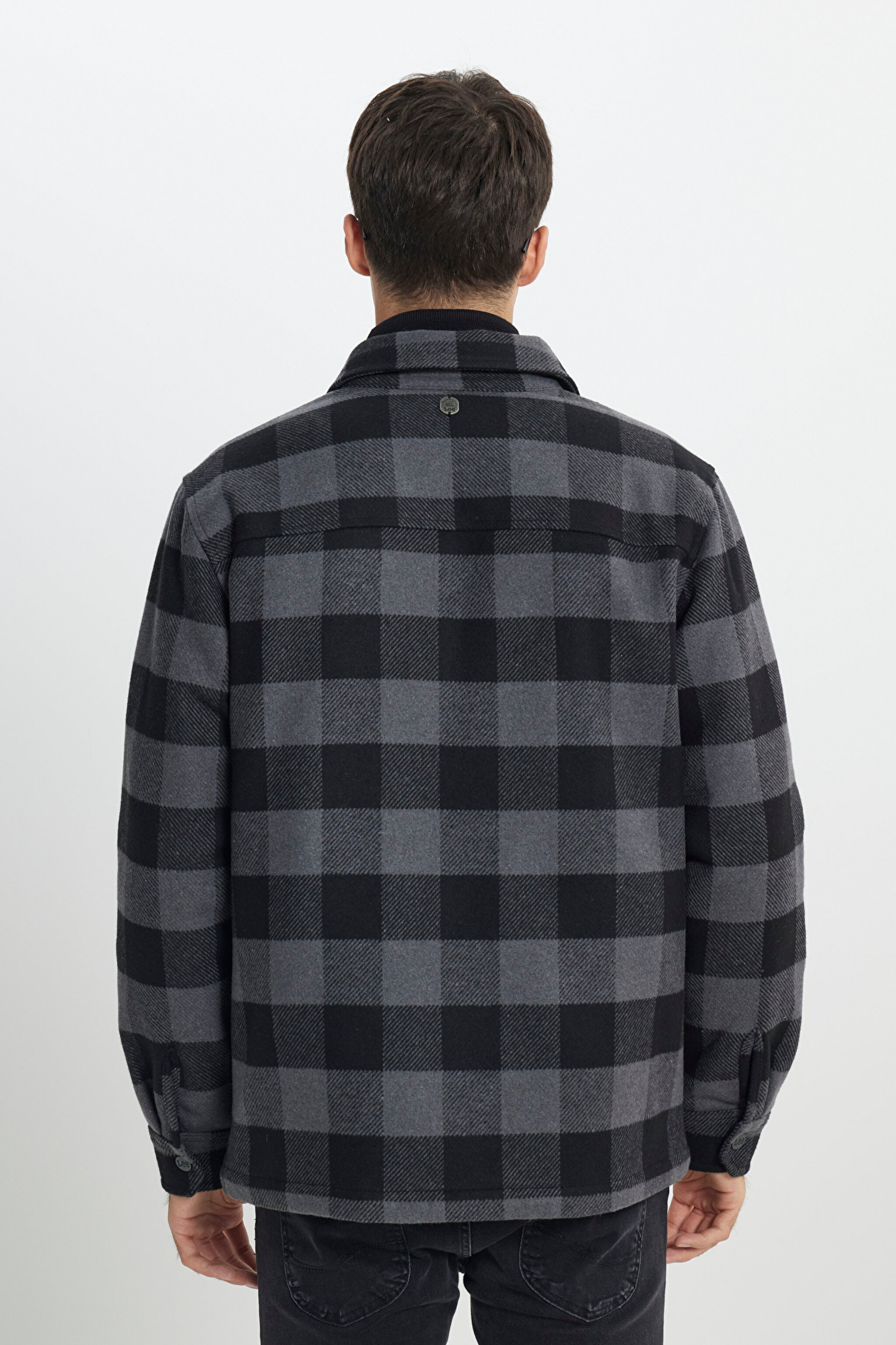 Relaxed Fit Geniş Kesim Çok Renkli Gömlek Ceket - Multi-L242223900 (görsel 7)