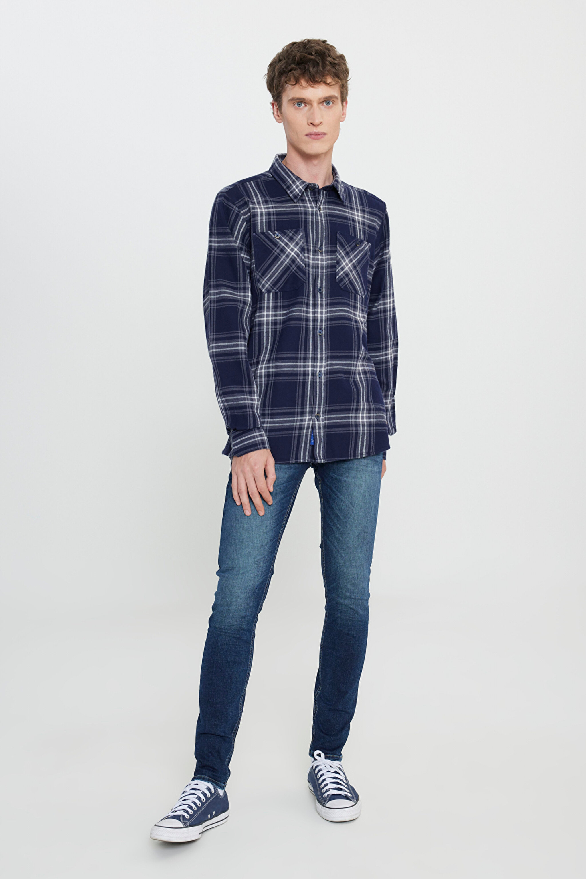 Regular Fit Normal Kesim %100 Pamuk Çok Renkli Gömlek - Multi-L242236900 (görsel 3)