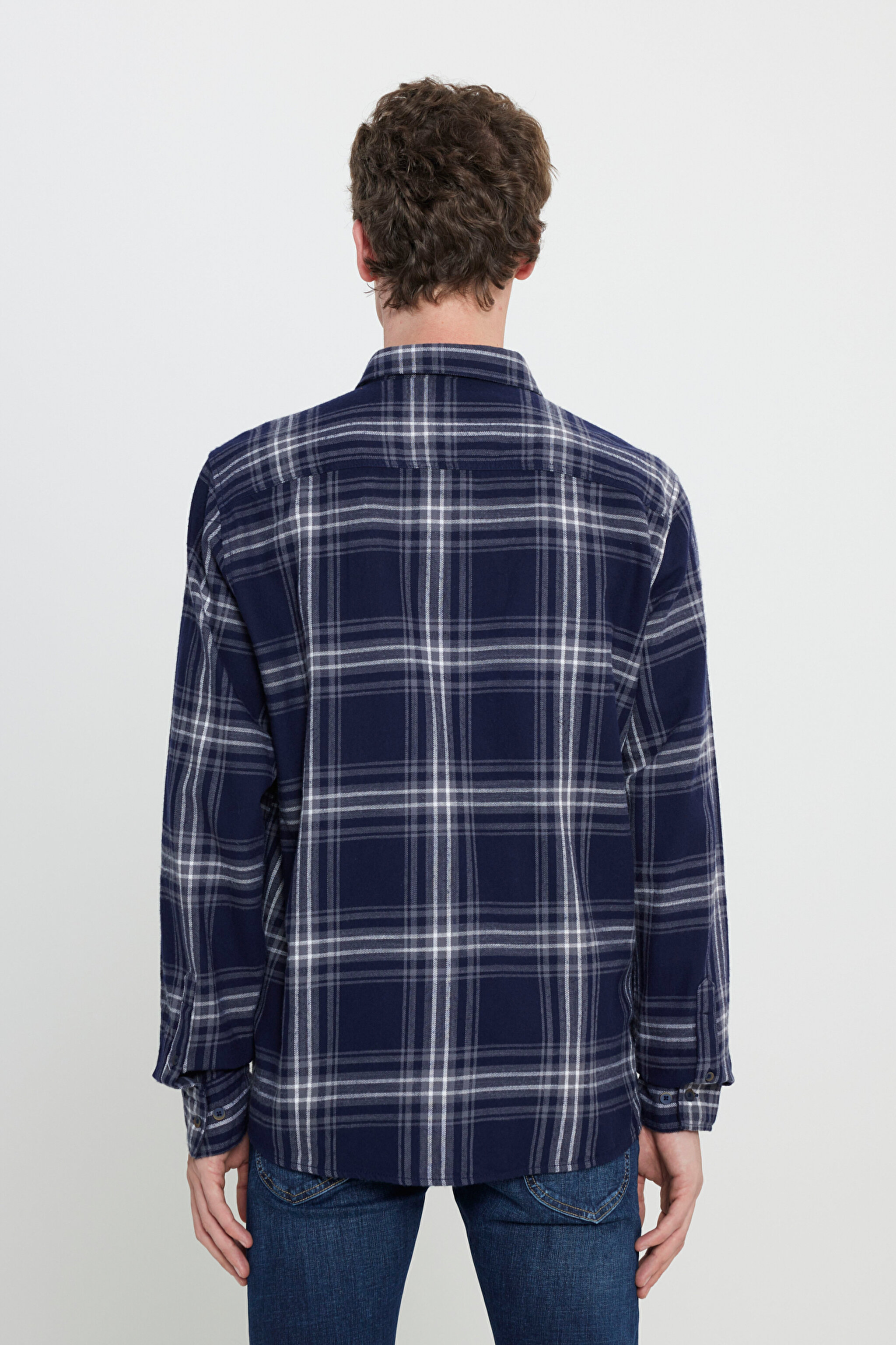 Regular Fit Normal Kesim %100 Pamuk Çok Renkli Gömlek - Multi-L242236900 (görsel 5)