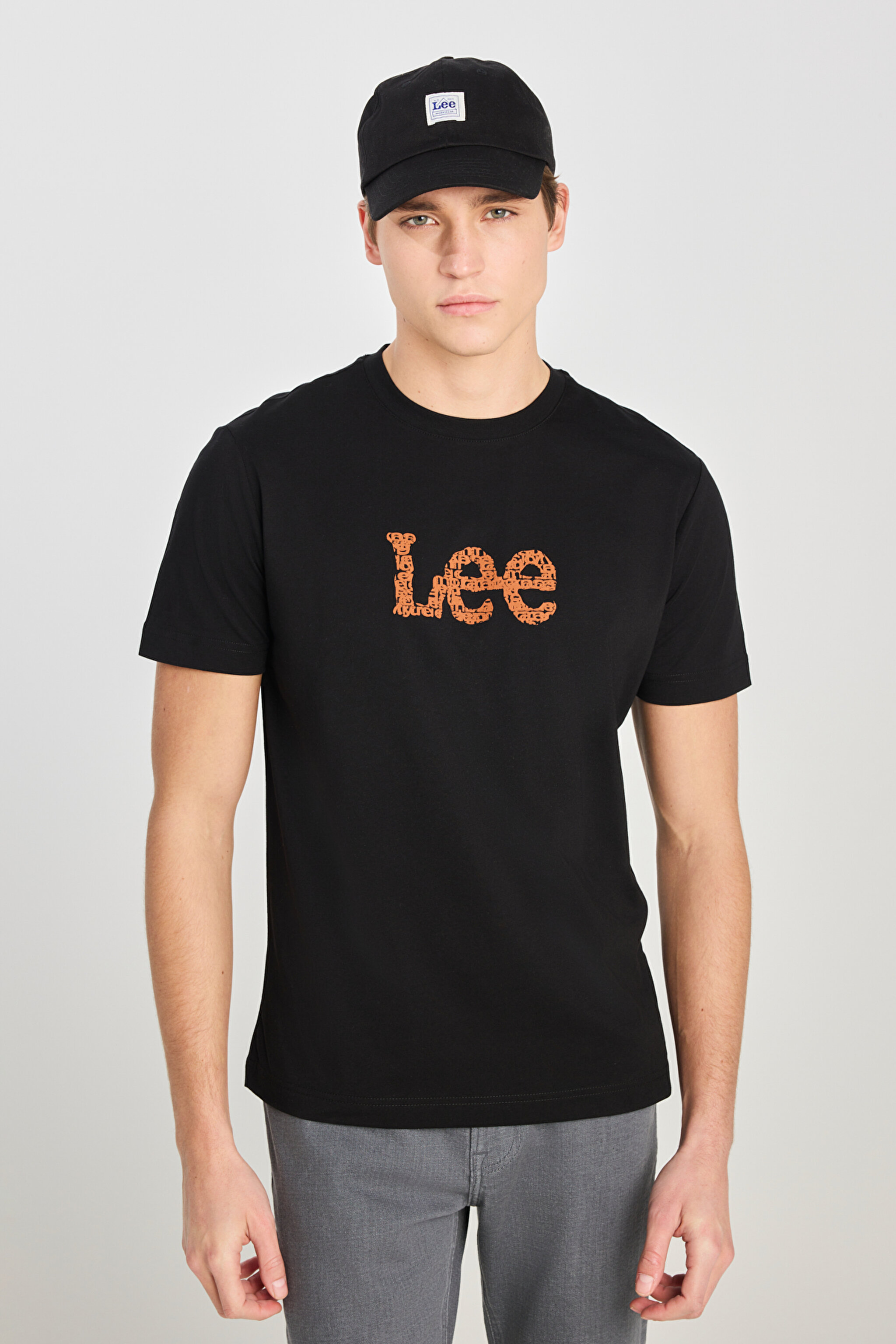 Regular Fit Normal Kesim Bisiklet Yaka Lacivert Tişört - Black-L242542001