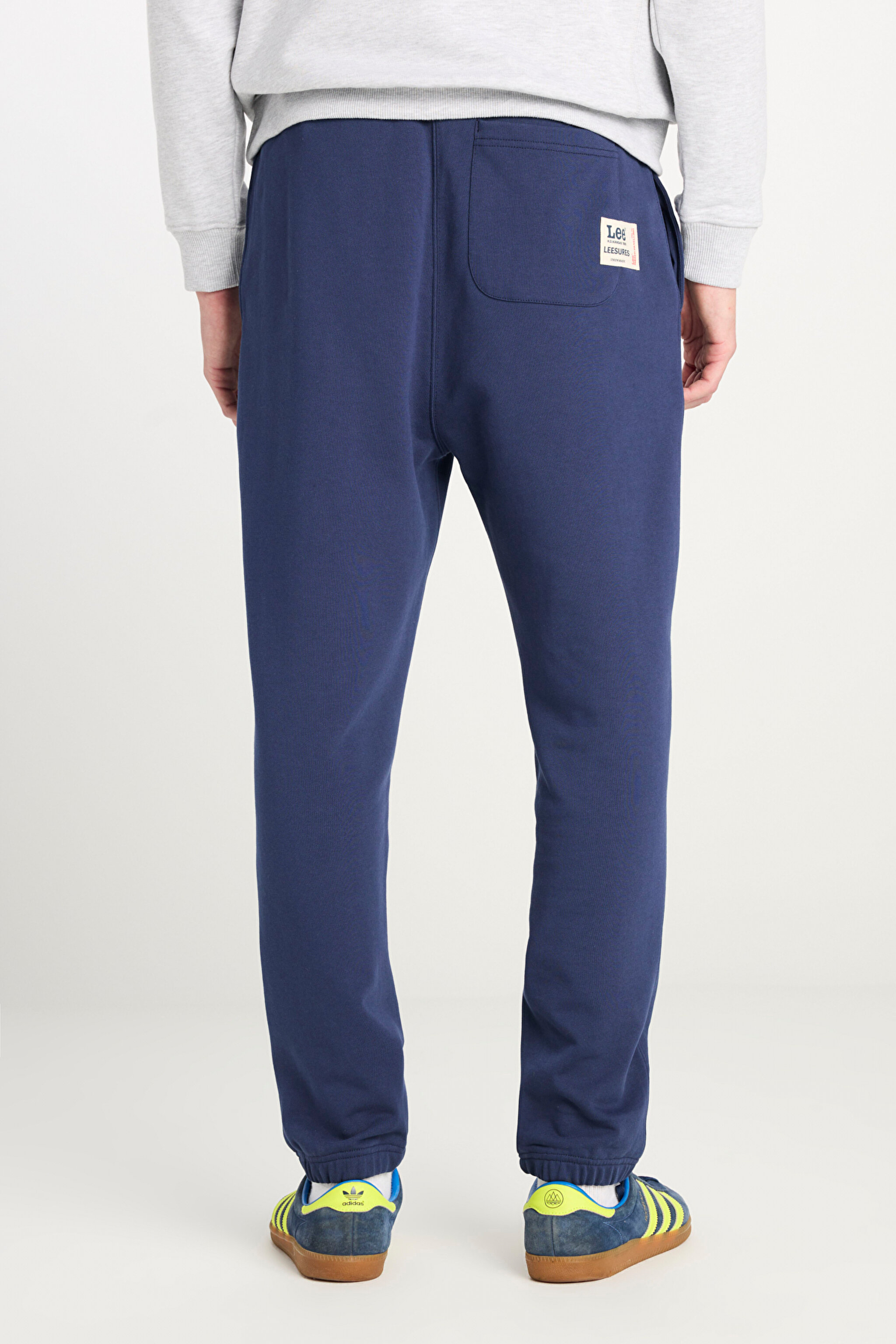 Regular Fit Normal Kesim Normal Bel Ribanalı Paça Lacivert Sweatpant Jogger - Navy-L2510078410 (görsel 4)
