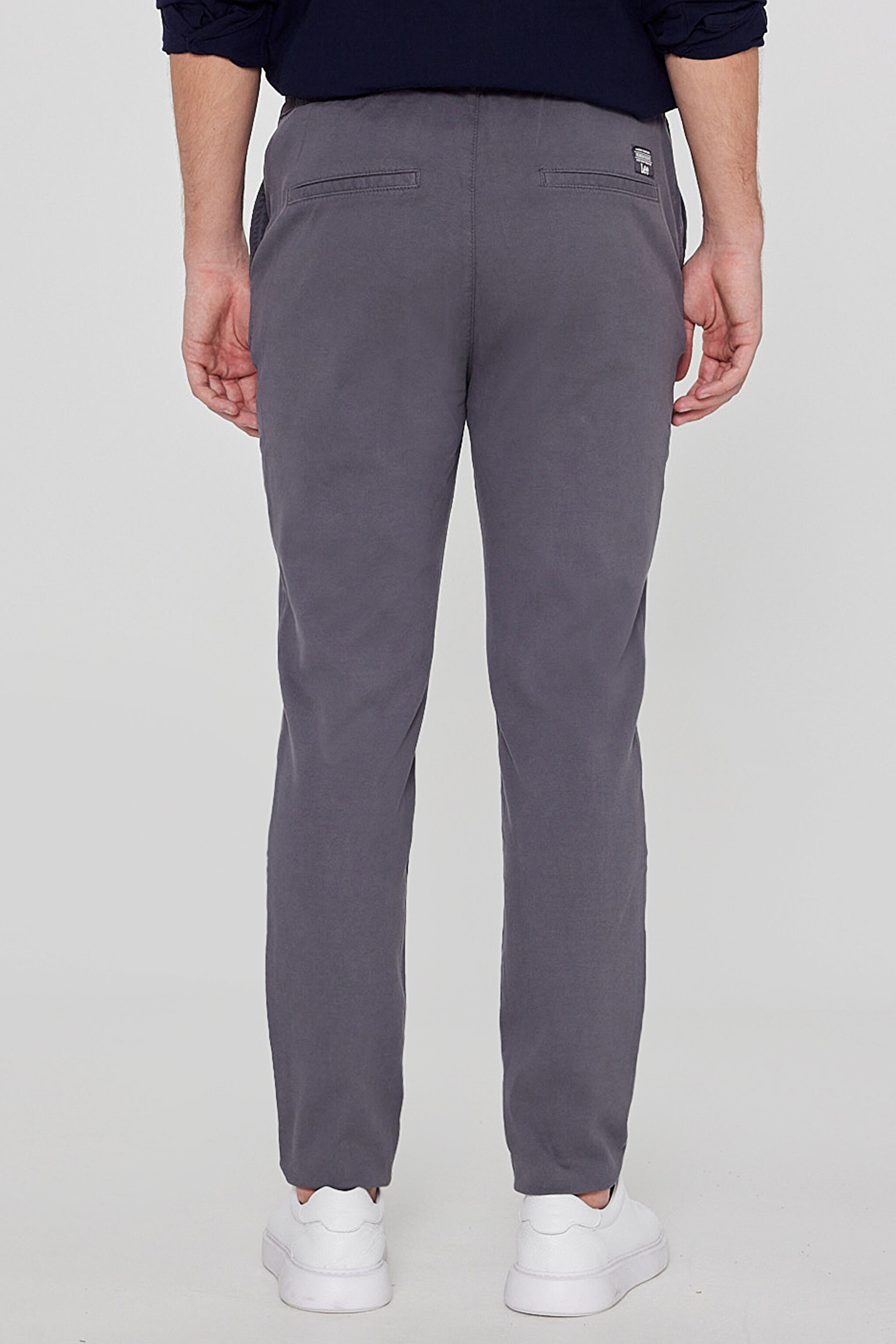 Yumuşak Dokulu Regular Fit Normal Kesim Cepli Pantolon - Gray-L2610072035 (görsel 4)