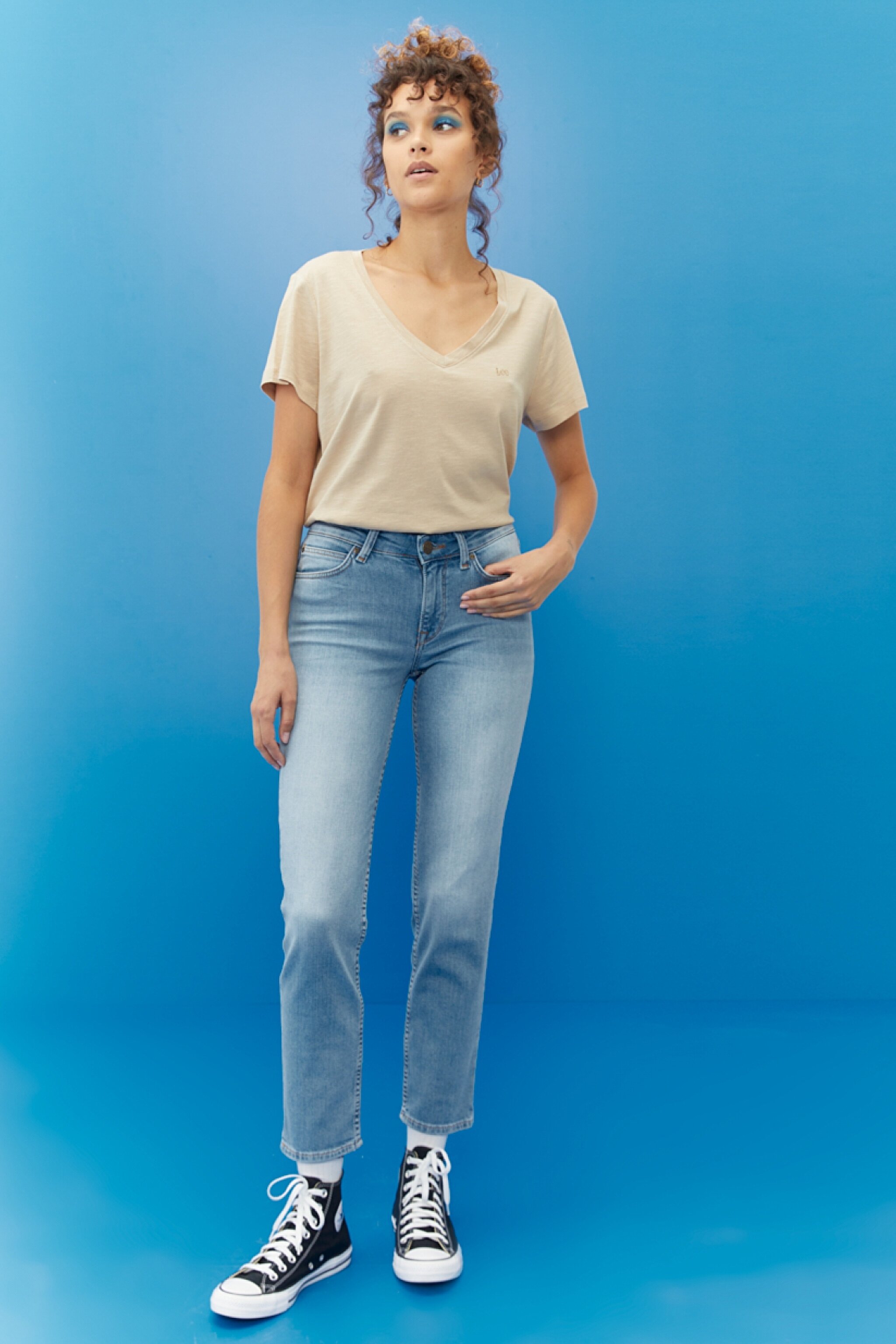 Marion Straight Düz Denim Jean Pantolon - Blue-L301009400 (görsel 2)