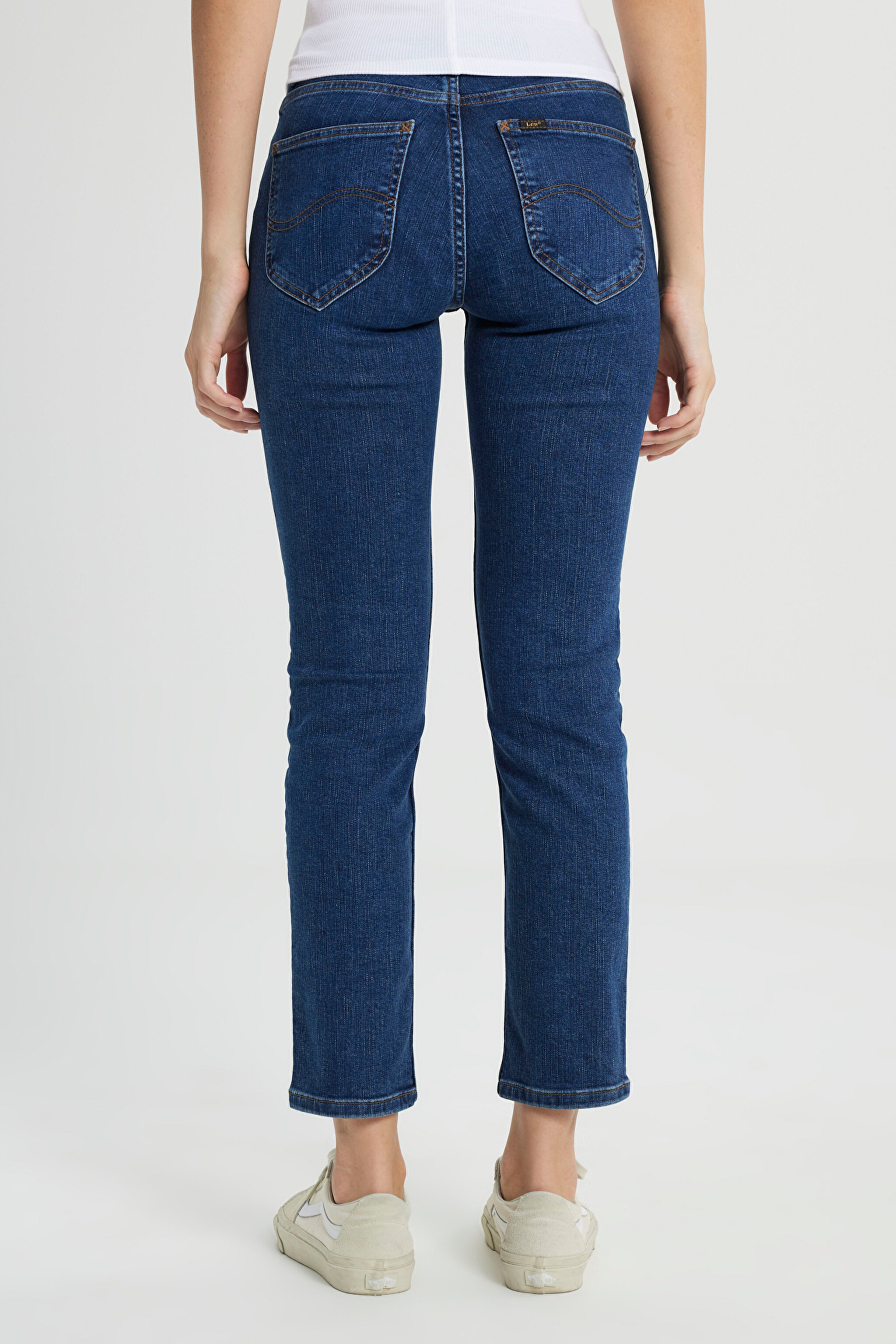 Marion Straight Fit Düz Kesim Normal Bel Esnek Jean Kot Pantolon - Mid Worn in-L301EMC39 (görsel 5)
