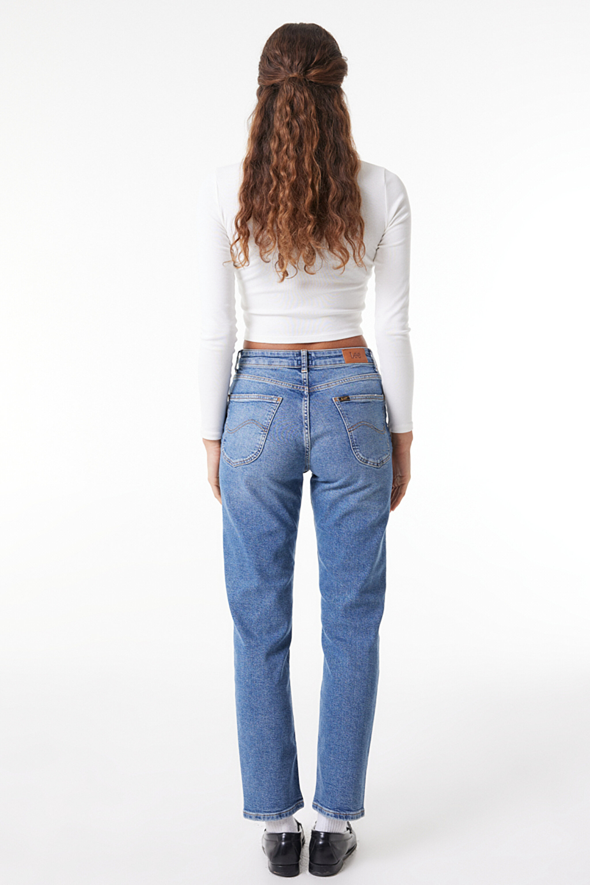 Carol Regular Fit Normal Kesim Yüksek Bel Açık Mavi Esnek Jean Kot Pantolon - Stone-L30U01458 (görsel 4)