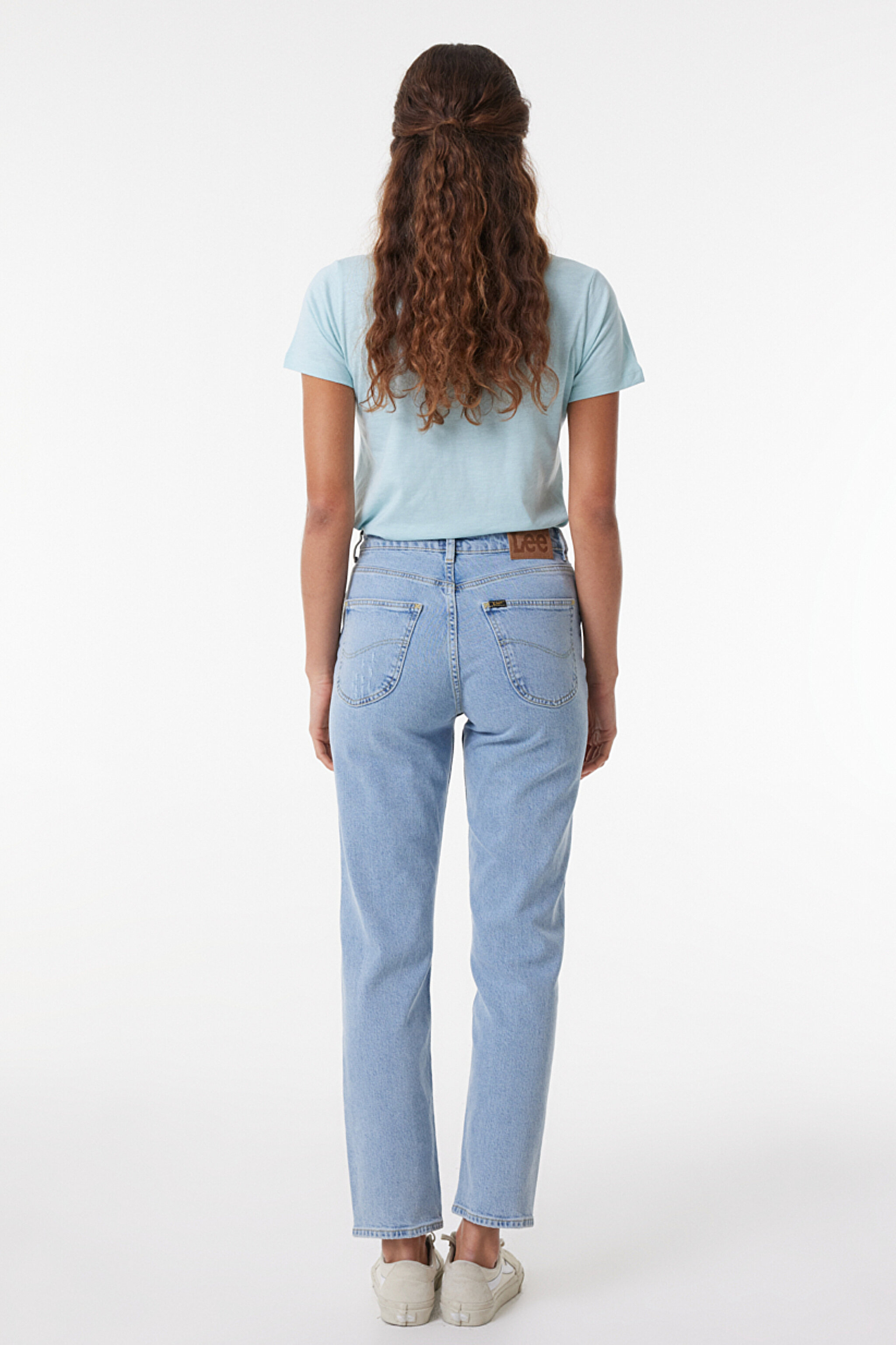 Carol Regular Fit Normal Kesim Yüksek Bel Açık Mavi Esnek Jean Kot Pantolon - Stone Frost-L30UHGB46 (görsel 3)