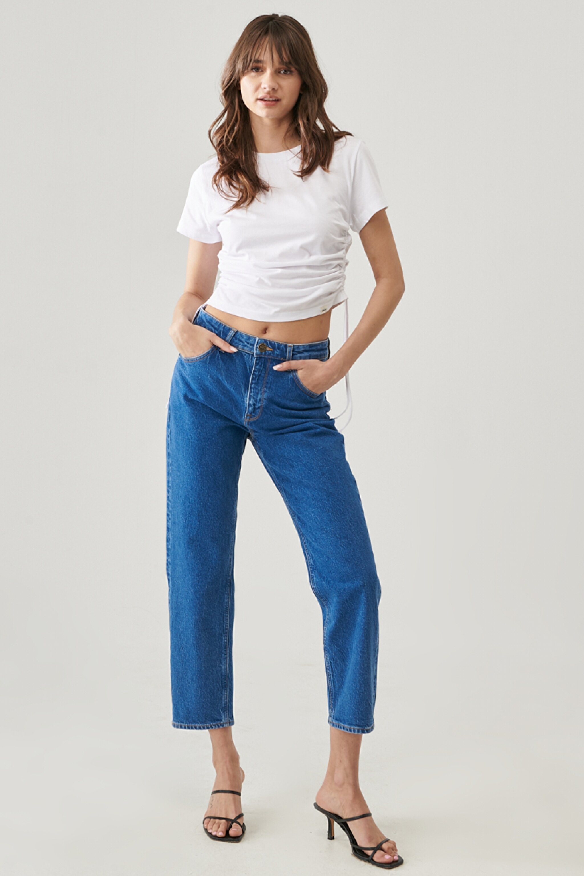 Carol Regular Straight Fit Yüksek Bel Esnek Jean Kot Pantolon