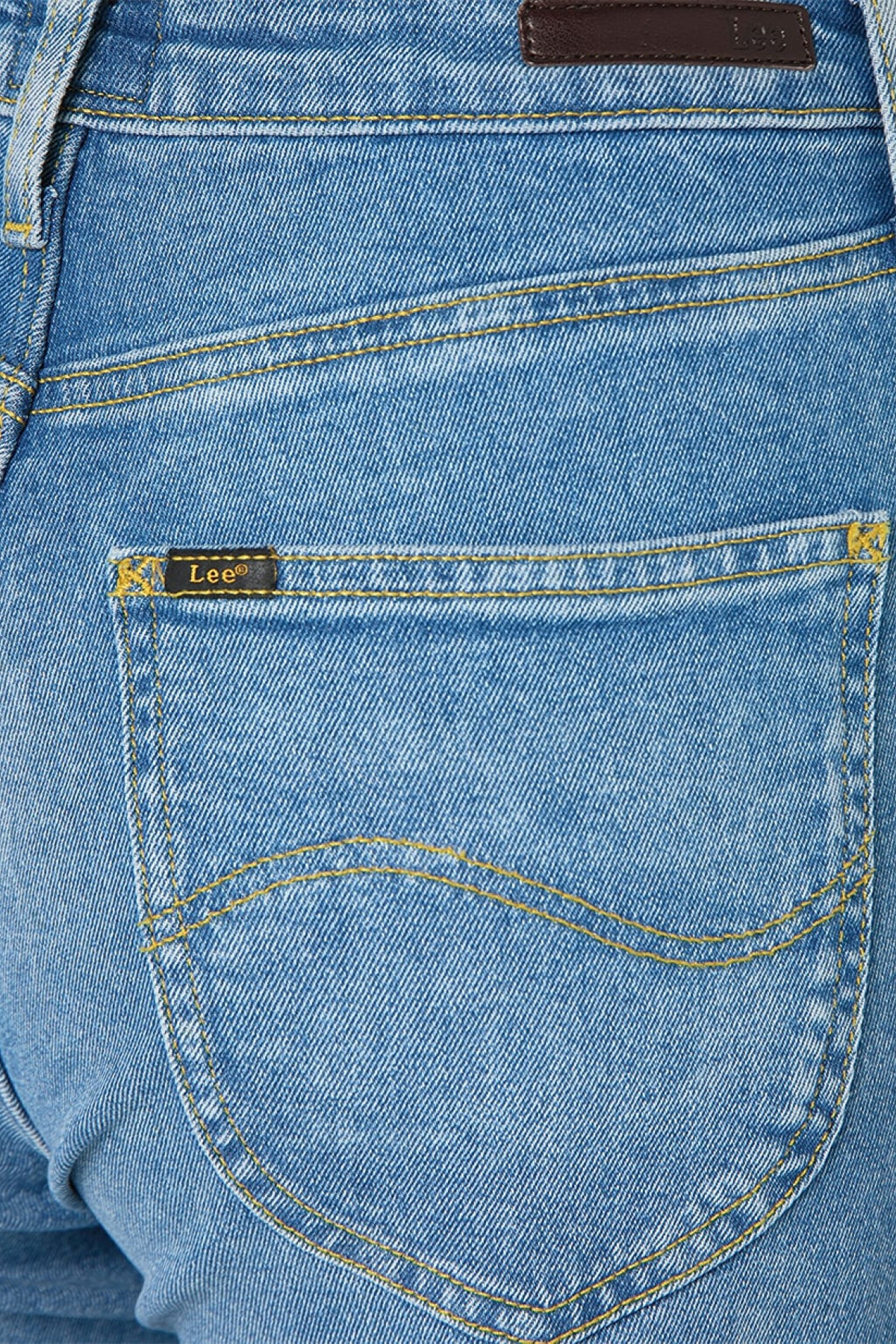 Carol Regular Straight Fit Yüksek Bel Esnek Jean Kot Pantolon - Light Luna-L30UTLYX (görsel 8)