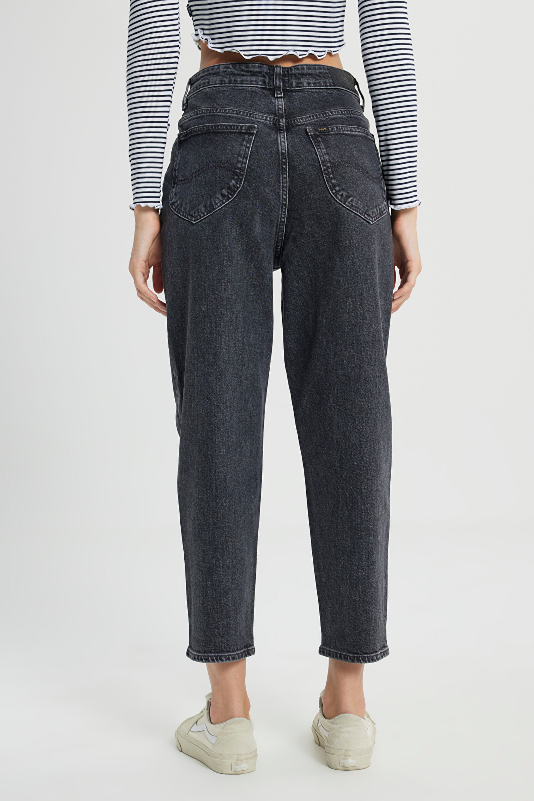 Regular Fit Normal Bel Esnek Jean Pantolon - Anthracite-L31J003003 (görsel 4)