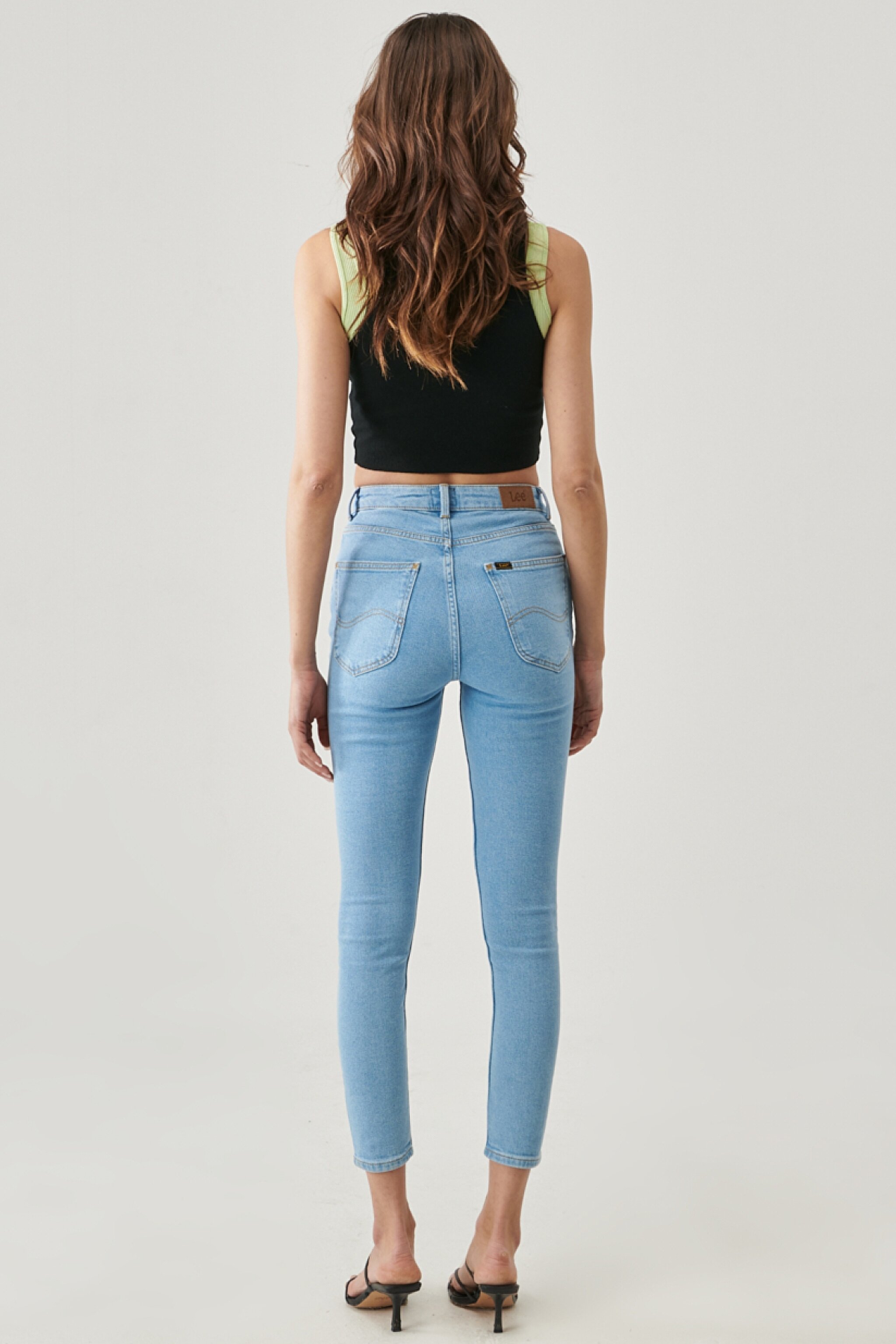 Ivy Super Skinny Fit Dar Kesim Çok Yüksek Bel Esnek Jean Kot Pantolon - Light Ruby-L32ETVZB (görsel 6)