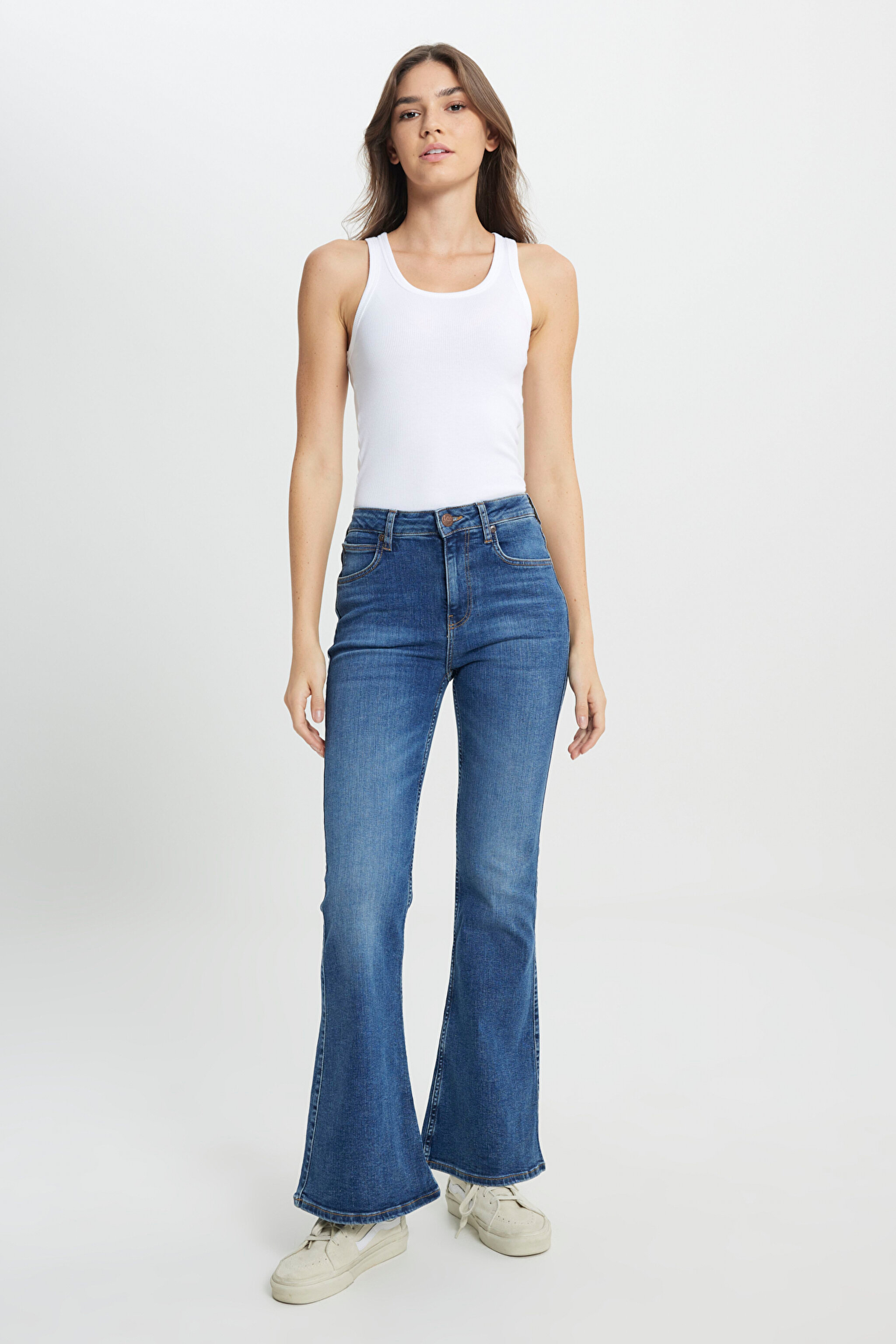 Breese Skinny Fit Dar Kesim Yüksek Bel Açık Mavi Esnek Jean Kot Pantolon