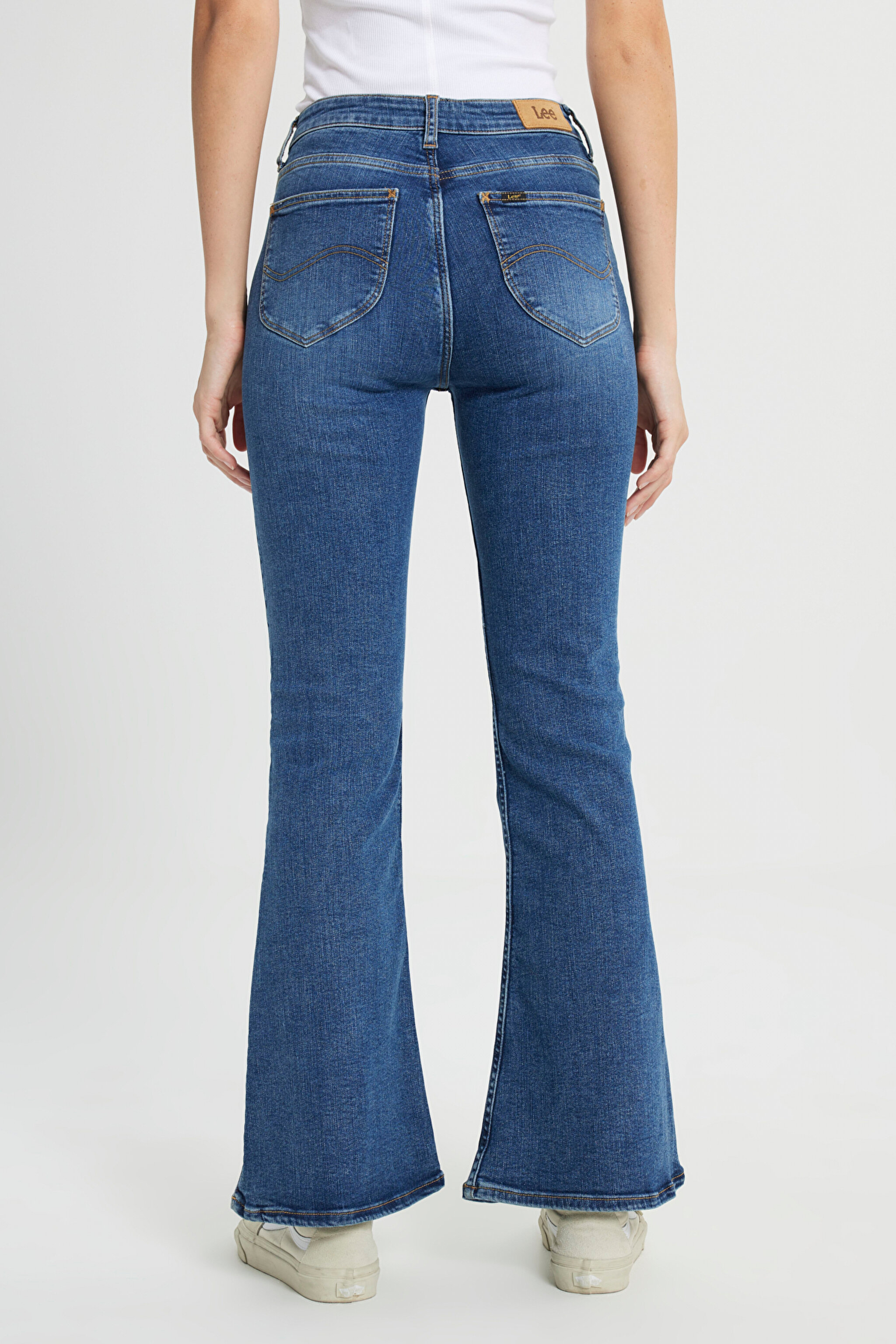 Breese Skinny Fit Dar Kesim Yüksek Bel Açık Mavi Esnek Jean Kot Pantolon - Light Blue-L32Y003404 (görsel 5)