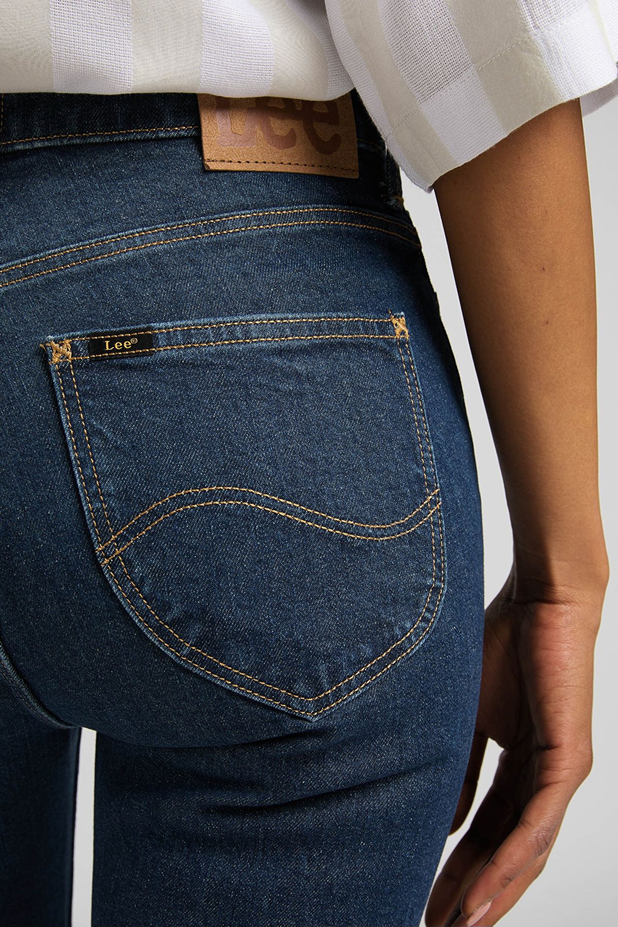 Breese Flare Fit Yüksek Bel İspanyol Paça Esnek Jean Kot Pantolon - That'S Right-L32YBKKK (görsel 5)