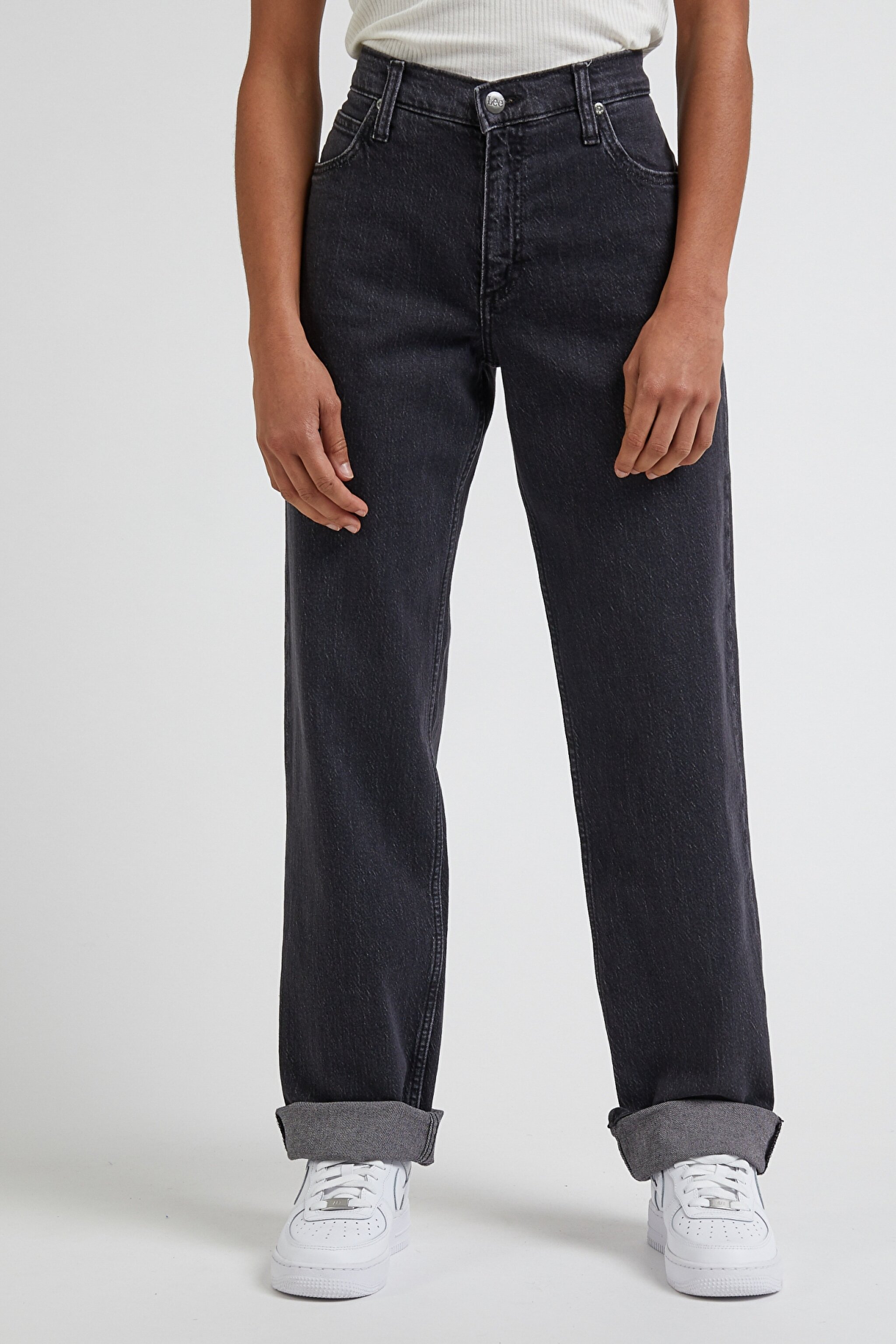 Jane Straigt Fit Düz Kesim Normal Bel Esnek Jean Kot Pantolon - Evening Dark-L34QBBB34