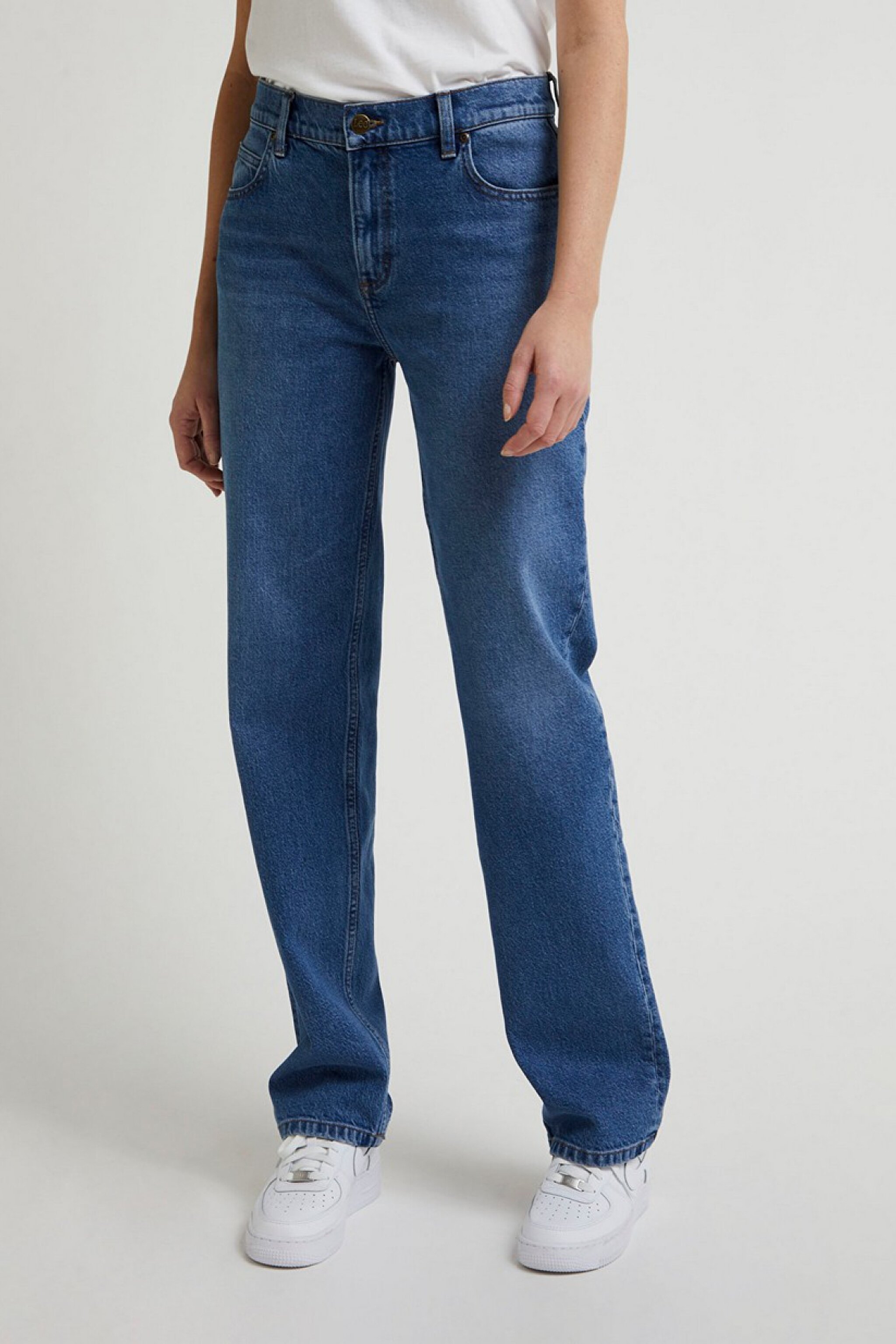 Jane Straigt Fit Düz Kesim Normal Bel Esnek Jean Kot Pantolon