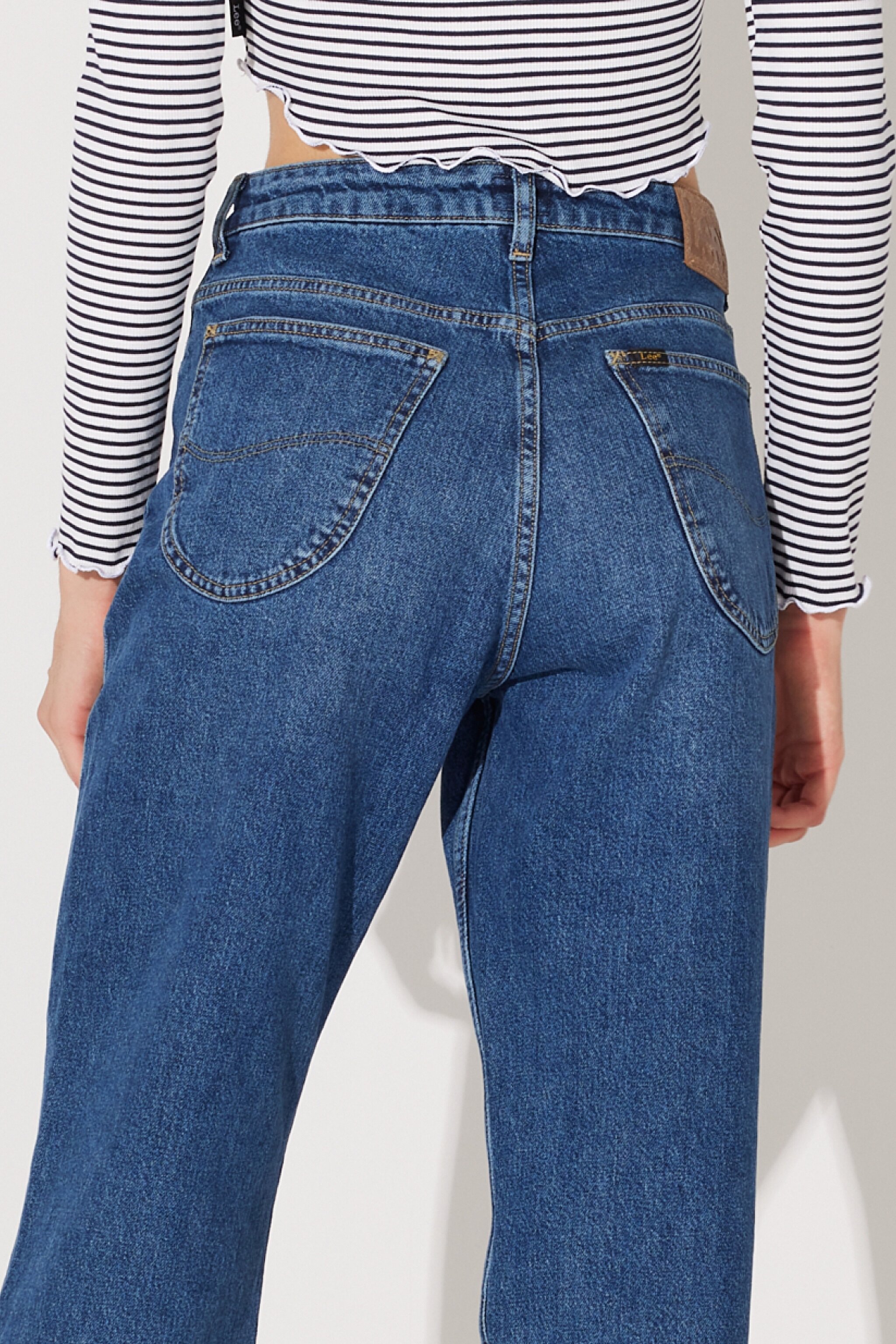 Rider Classic Straight Fit Düz Kesim Düşük Bel Açık Mavi Esnek