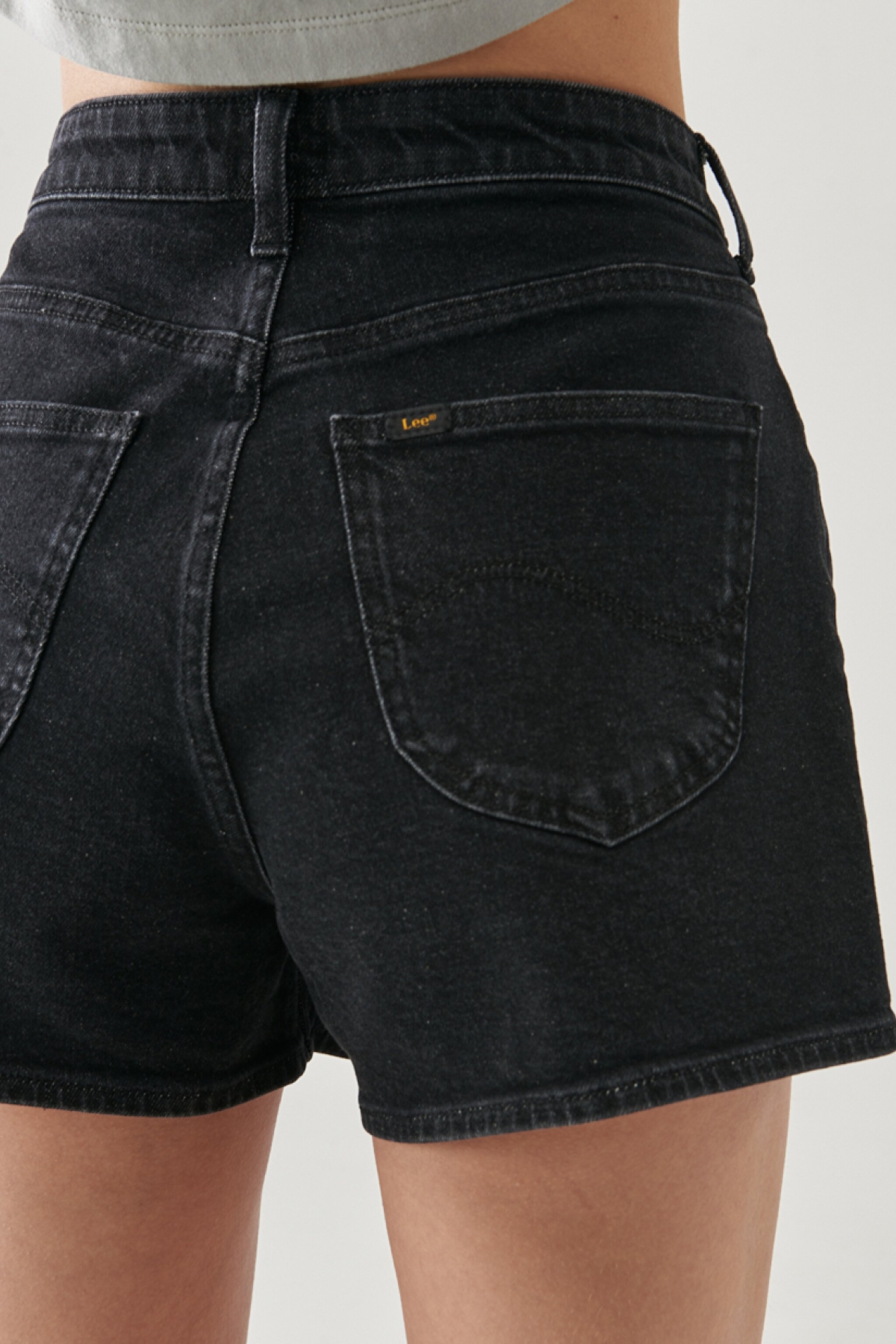 Regular Fit Normal Kesim 5 Cep Esnek Jean Şort - Dark Westport-L37CORBT (görsel 8)