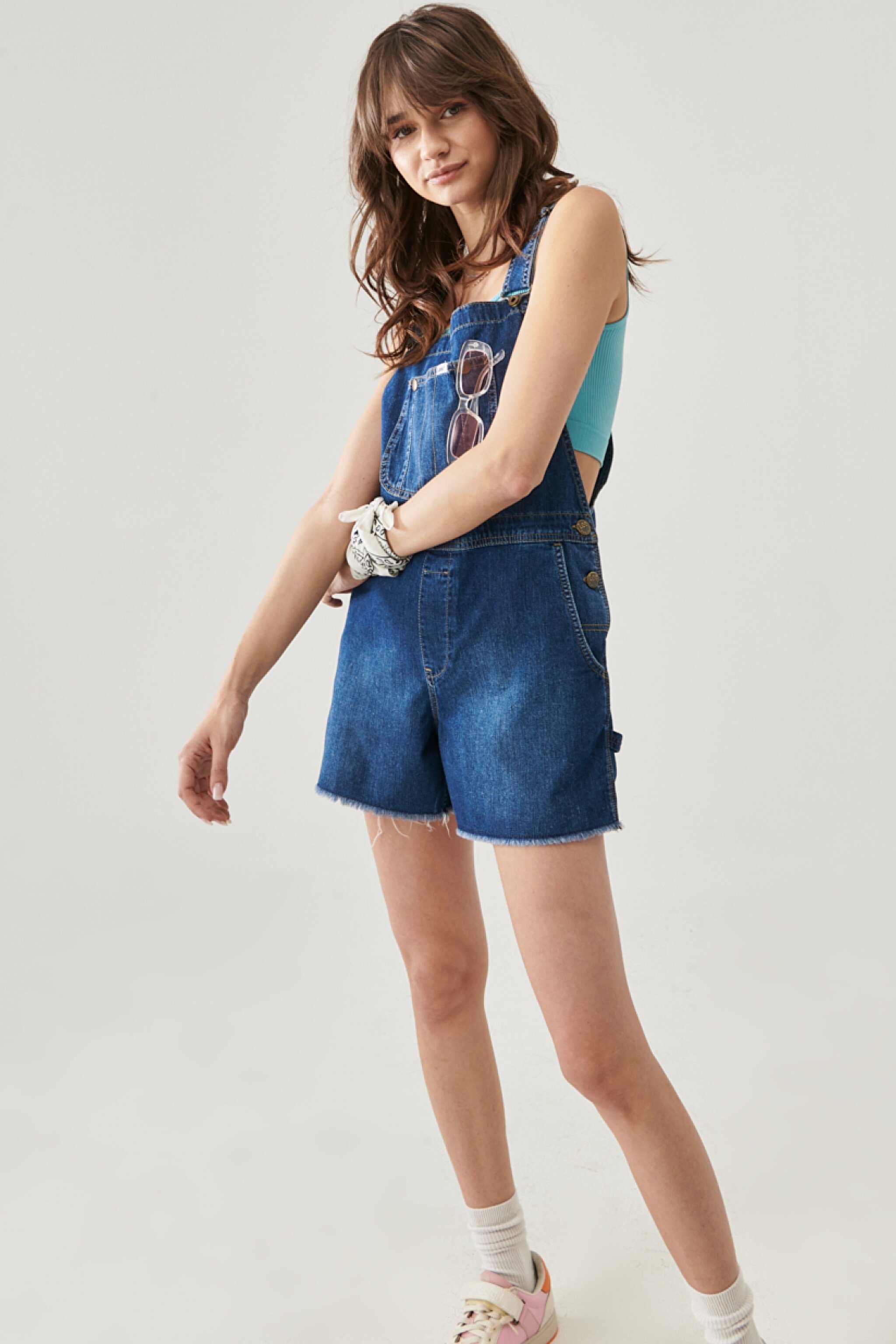 Regular Fit Shortall Jean Tulum - KC Blues-L39SVJNW (görsel 3)