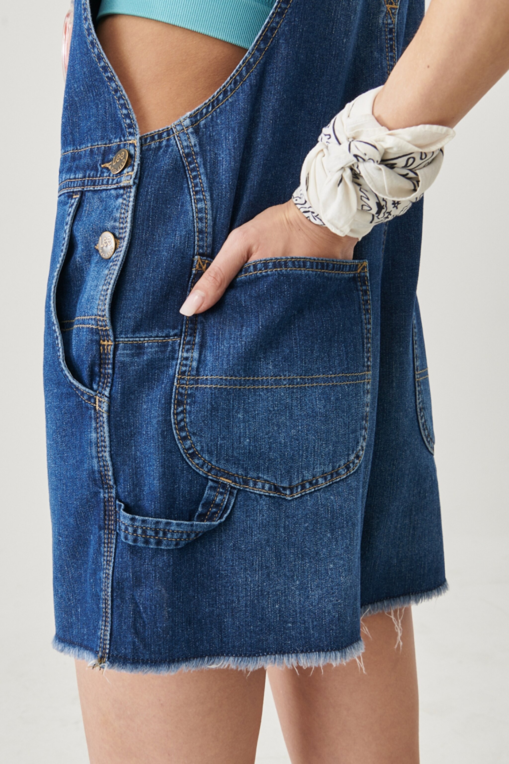 Regular Fit Shortall Jean Tulum - KC Blues-L39SVJNW (görsel 7)