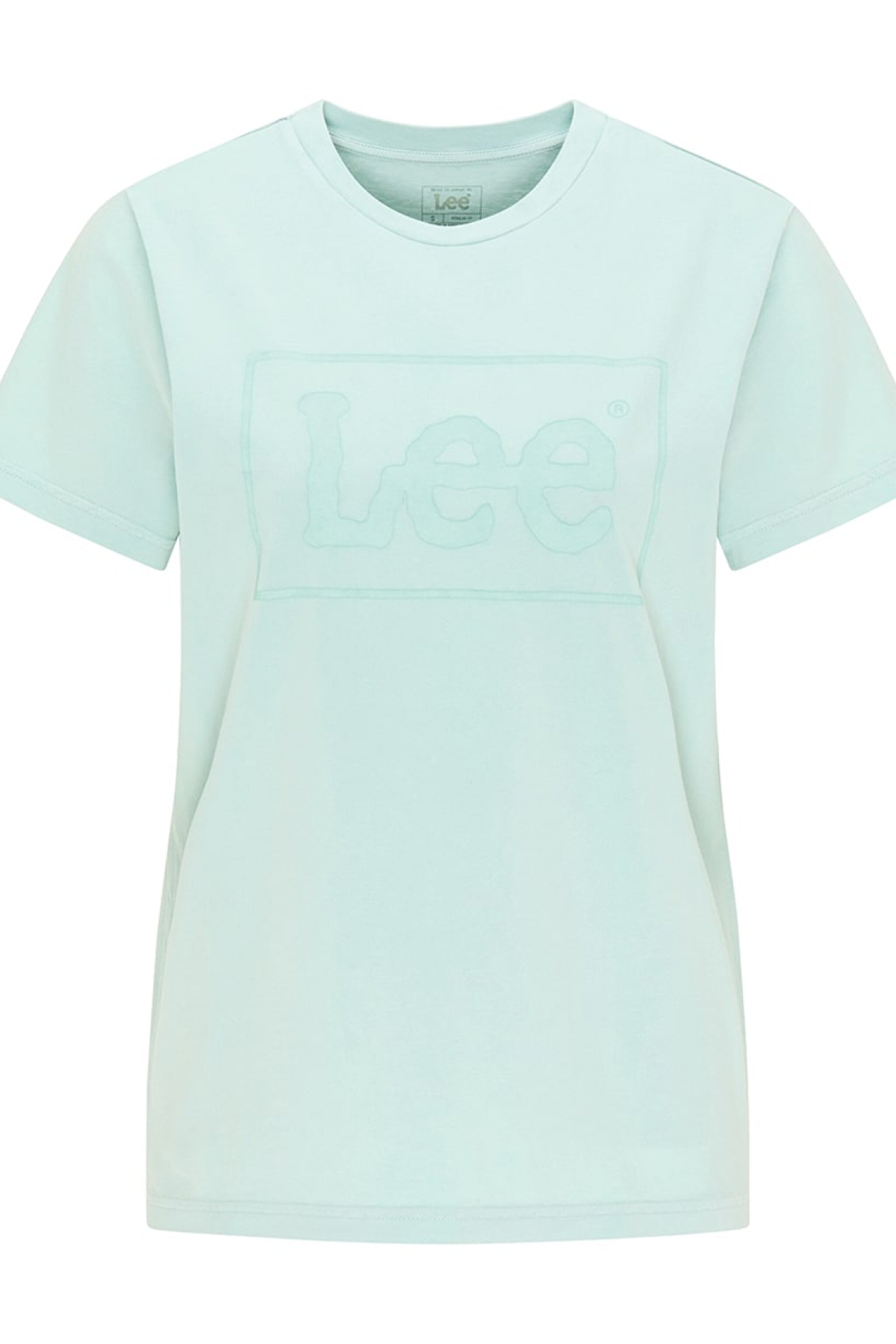 Slim Fit Dar Kesim Bisiklet Yaka Kısa Kollu Tişört - Sea Green-L44PUZUL (görsel 6)