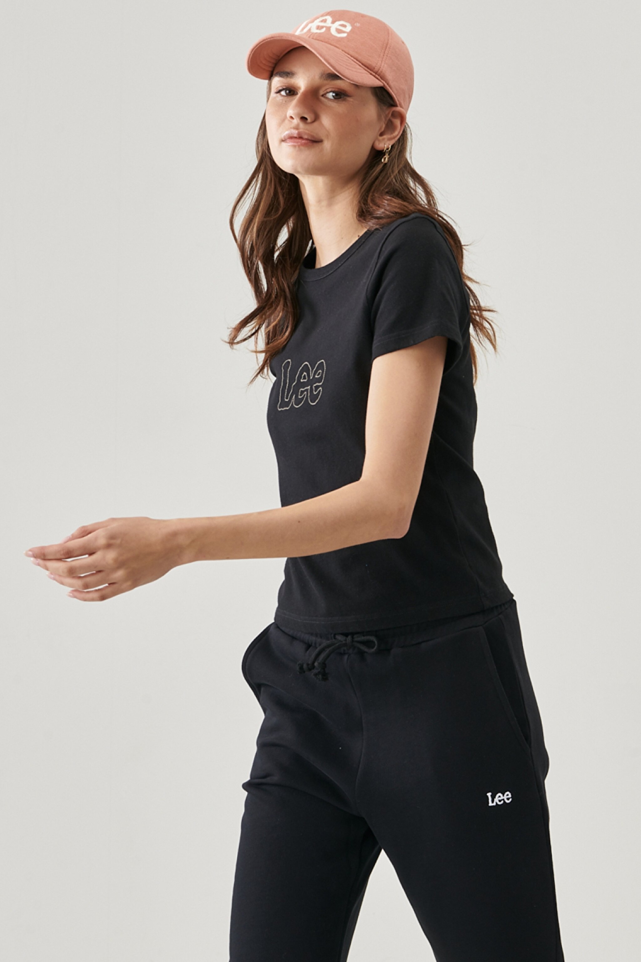 Regular Fit Normal Kesim %100 Pamuk Bisiklet Yaka Tişört - Black-L44TET01 (görsel 4)