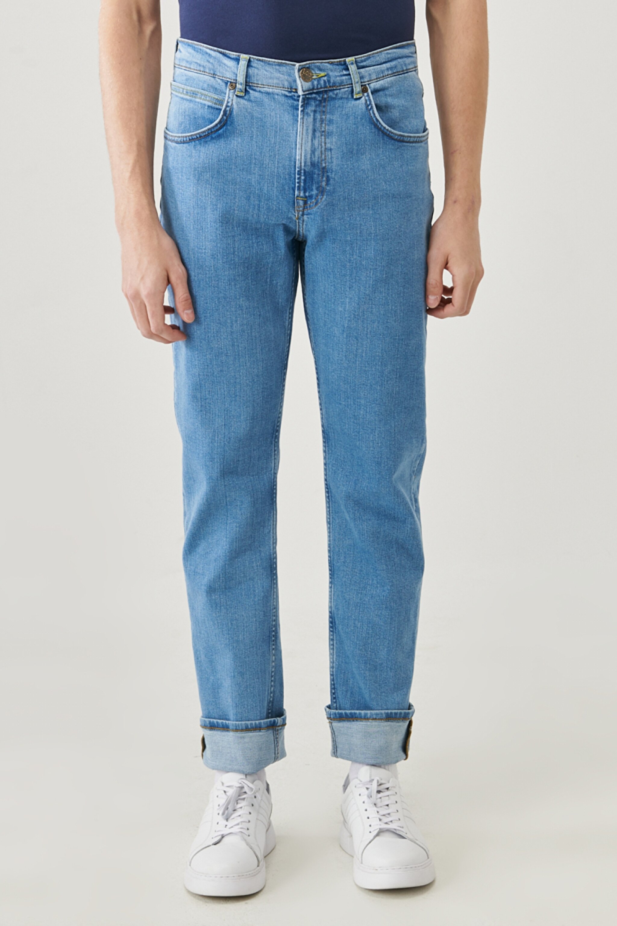 Brooklyn Straight Fit Yüksek Bel Düz Paça Esnek Jean Kot Pantolon